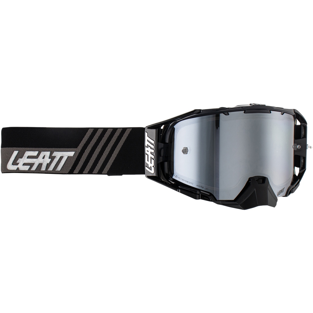 Picture of Leatt Velocity 6.5 Iriz Goggle - Mirror Lens - stealth / silver iriz - anti fog