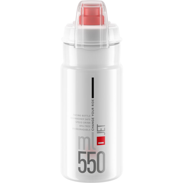 Image of Elite Jet Plus Bottle 550ml - clear/red