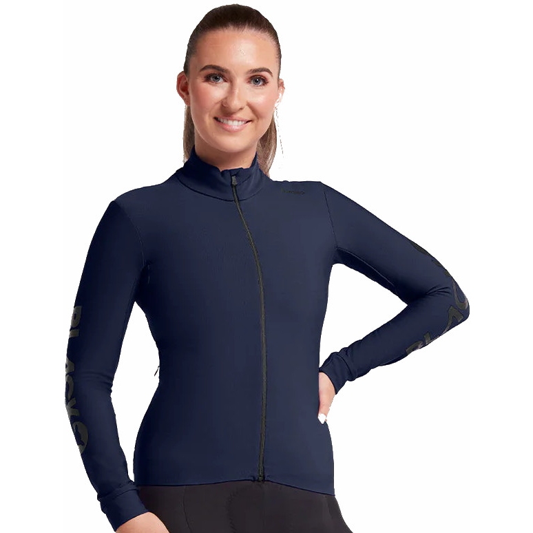 Picture of Black Sheep Cycling Elments Thermal Longsleeve Jersey Women - Midnight Navy