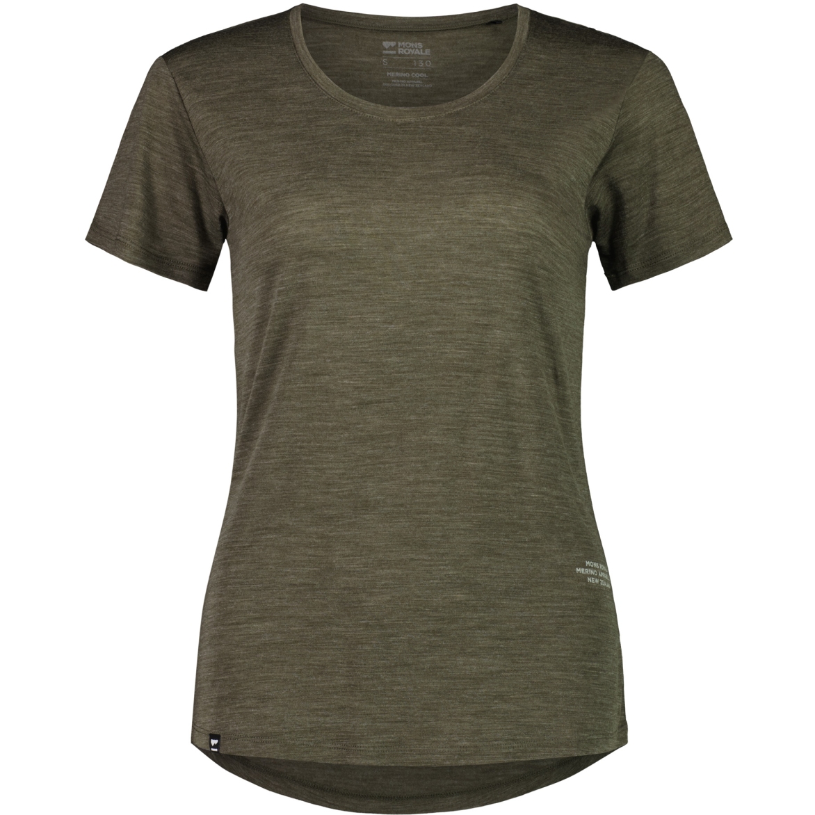 Produktbild von Mons Royale Zephyr Merino Cool T-Shirt Damen - oliv