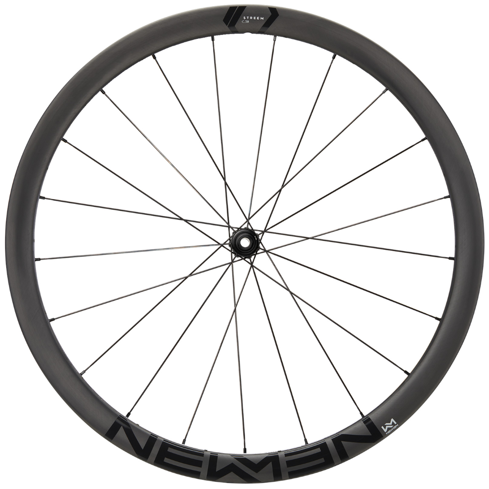 Picture of Newmen Streem C.38 Rear Wheel - 28&quot; |  Carbon | Clincher | Centerlock - 12x142mm - HG