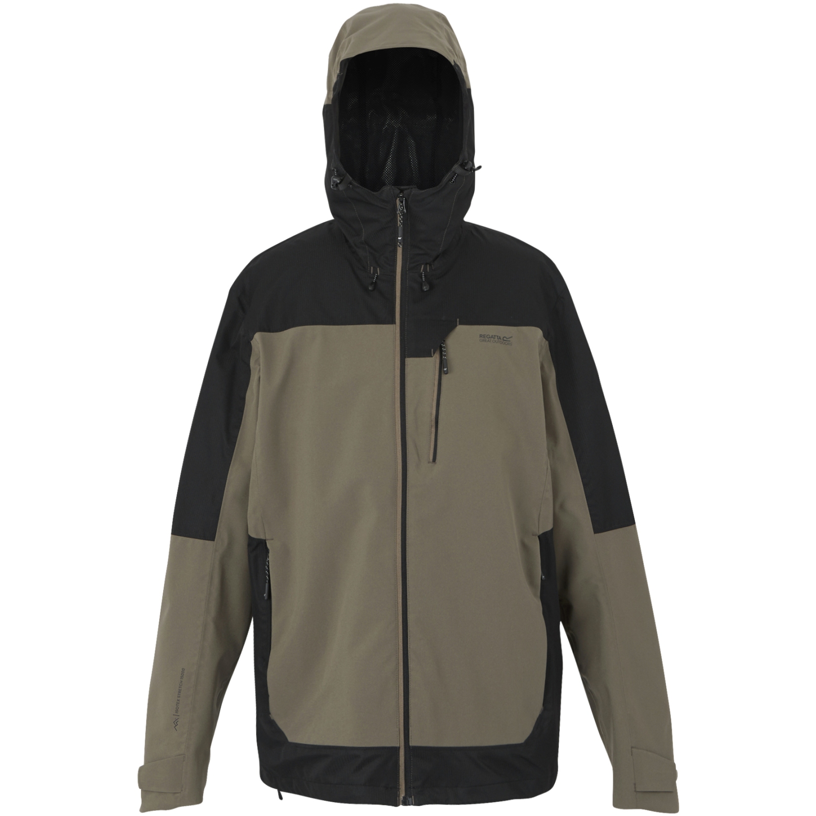 Мужская куртка Regatta Highton Stretch IV - Treetop/Черный 8A2