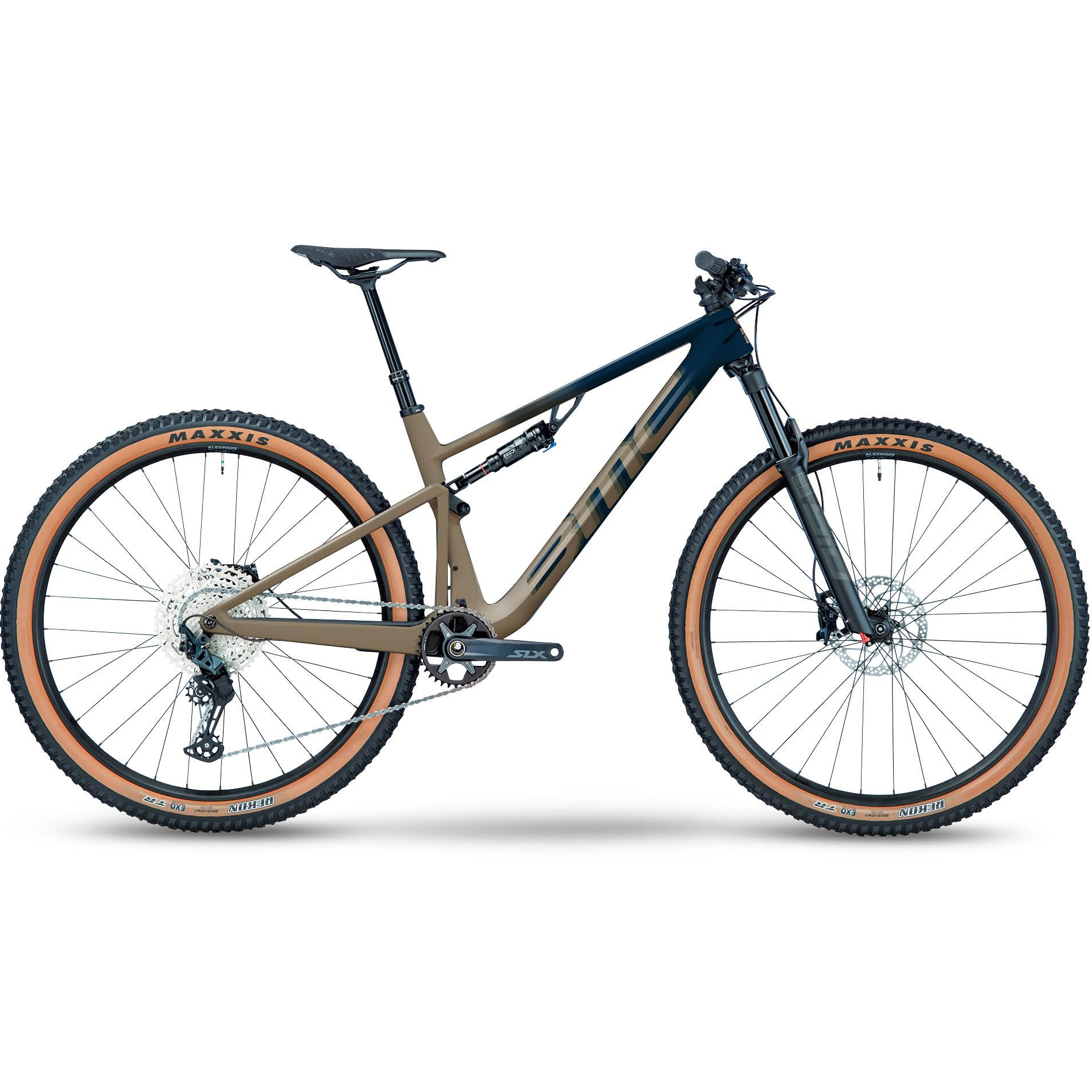 Picture of BMC FOURSTROKE LT TWO - 29&quot; Carbon Mountainbike - 2024 - sparkling dark petrol / sand