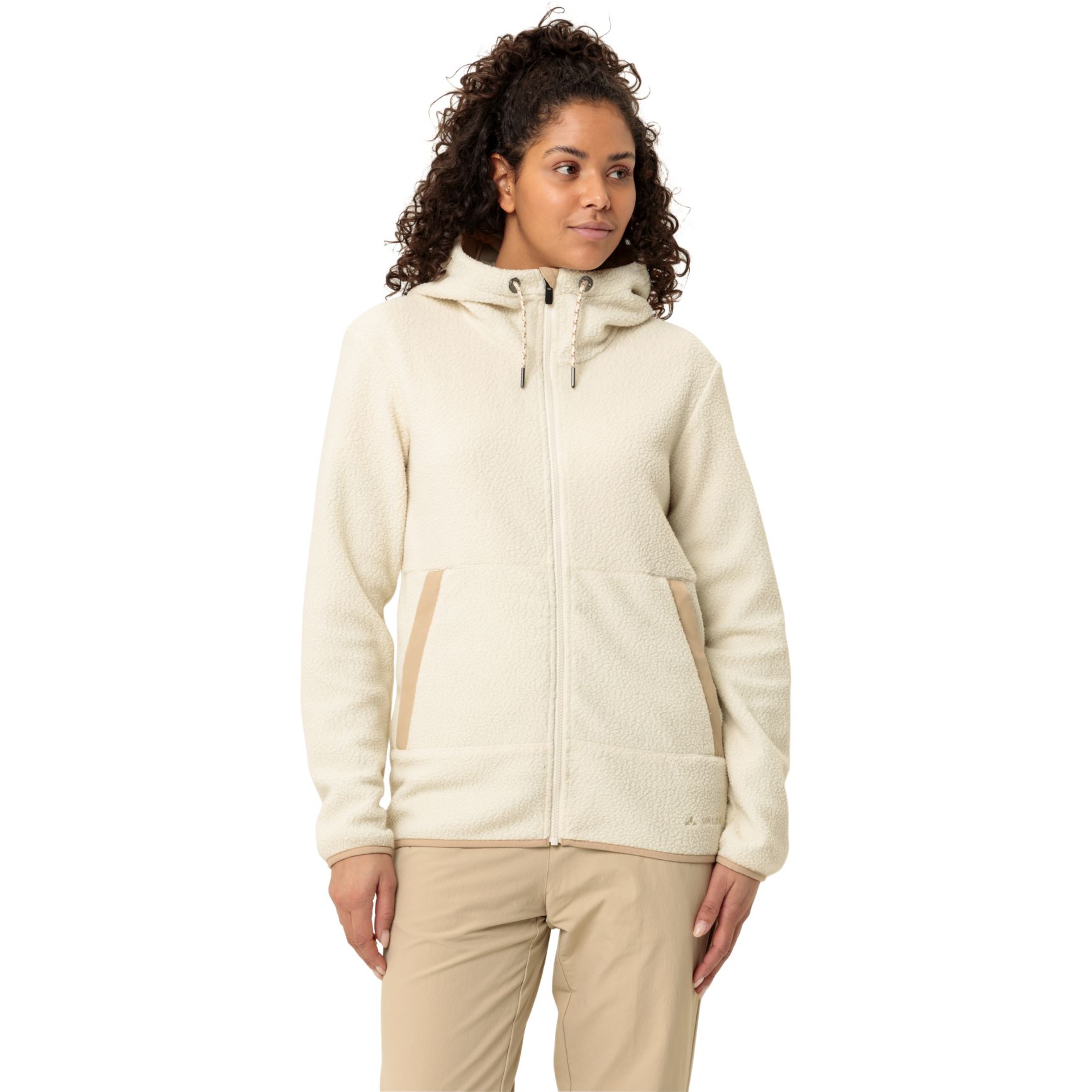 Productfoto van Vaude Manukau II Fleece Jas  Dames - ecru