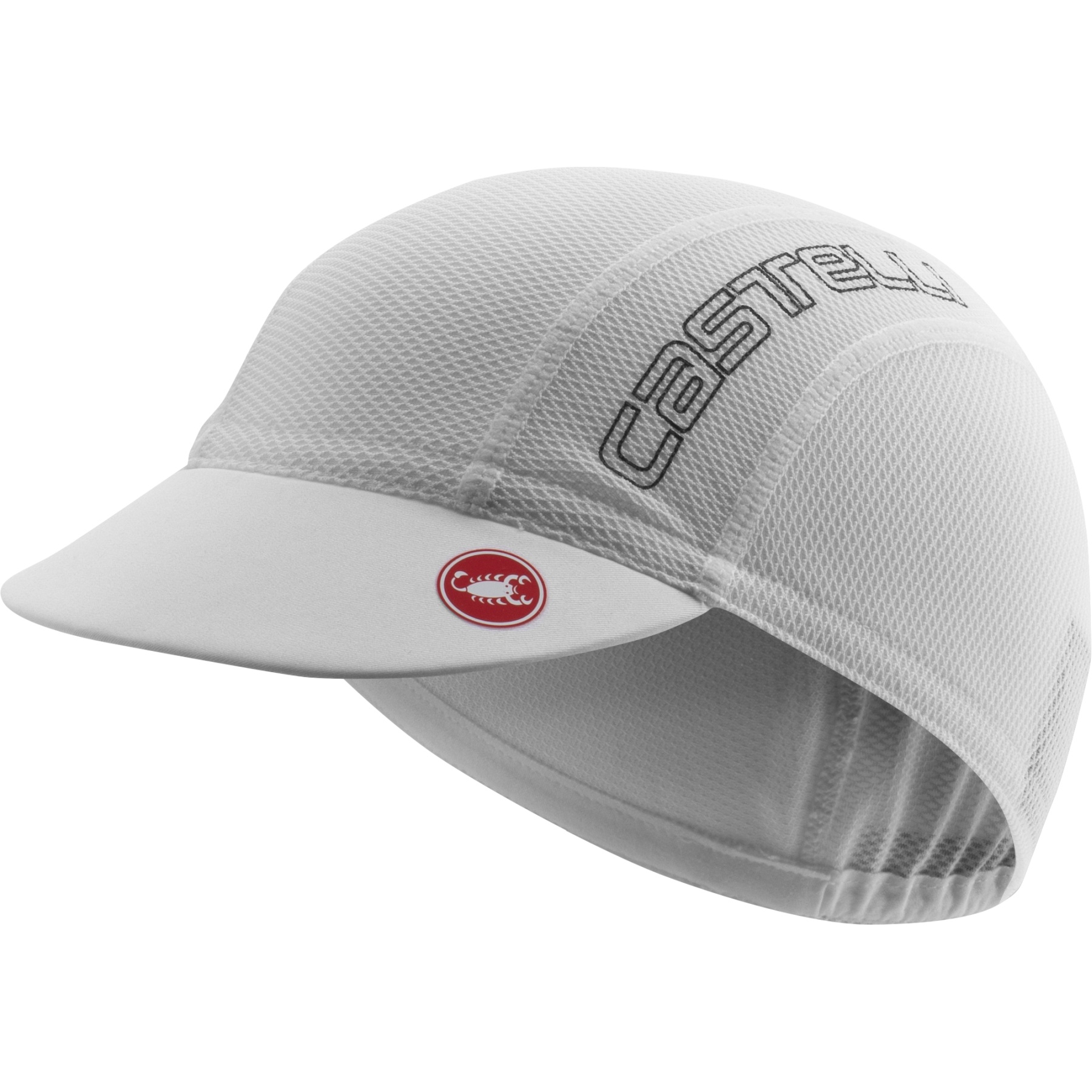 Picture of Castelli A/C 2 Cycling Cap - white/cool grey 008