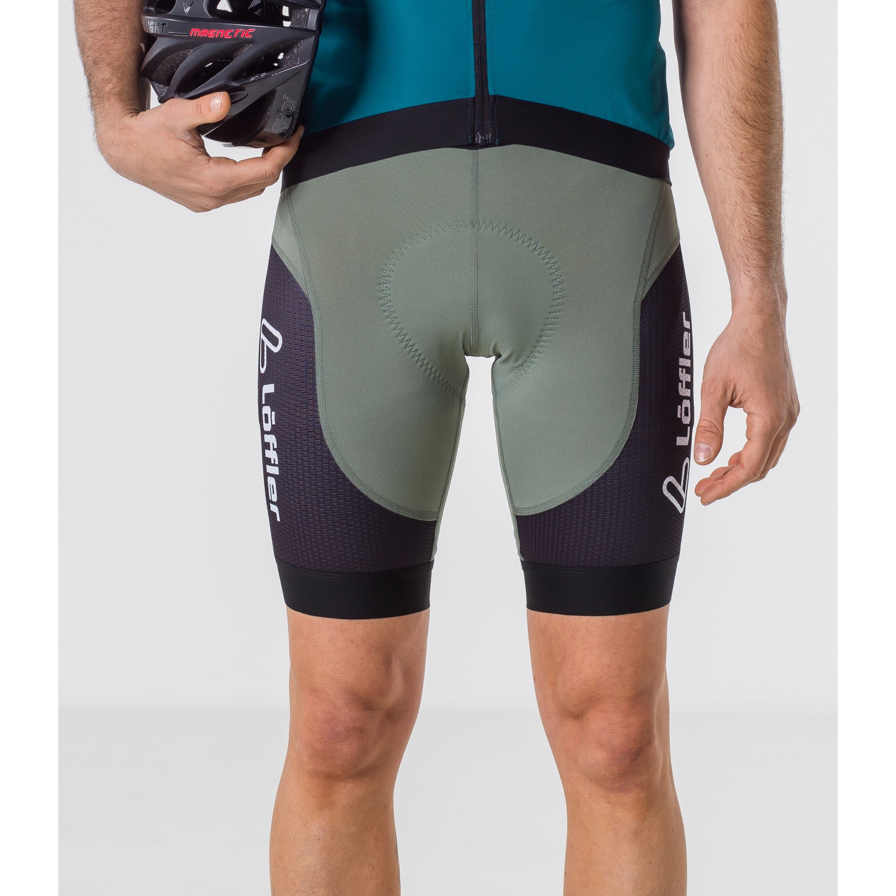 Short De Cyclisme Long Avec Bretelles Et Rembourrage Log.as - Pour Hiver Et Températures Fraîches