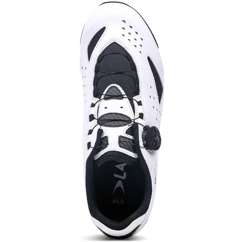 Lake Chaussures Vélo Route Homme CX177 Large blanc/noir BIKE24