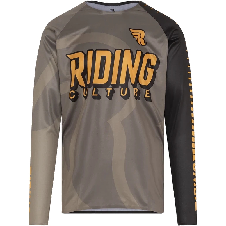 Picture of RIDING CULTURE Sender 3.1 Longsleeve Jersey Men - green/yellow vint