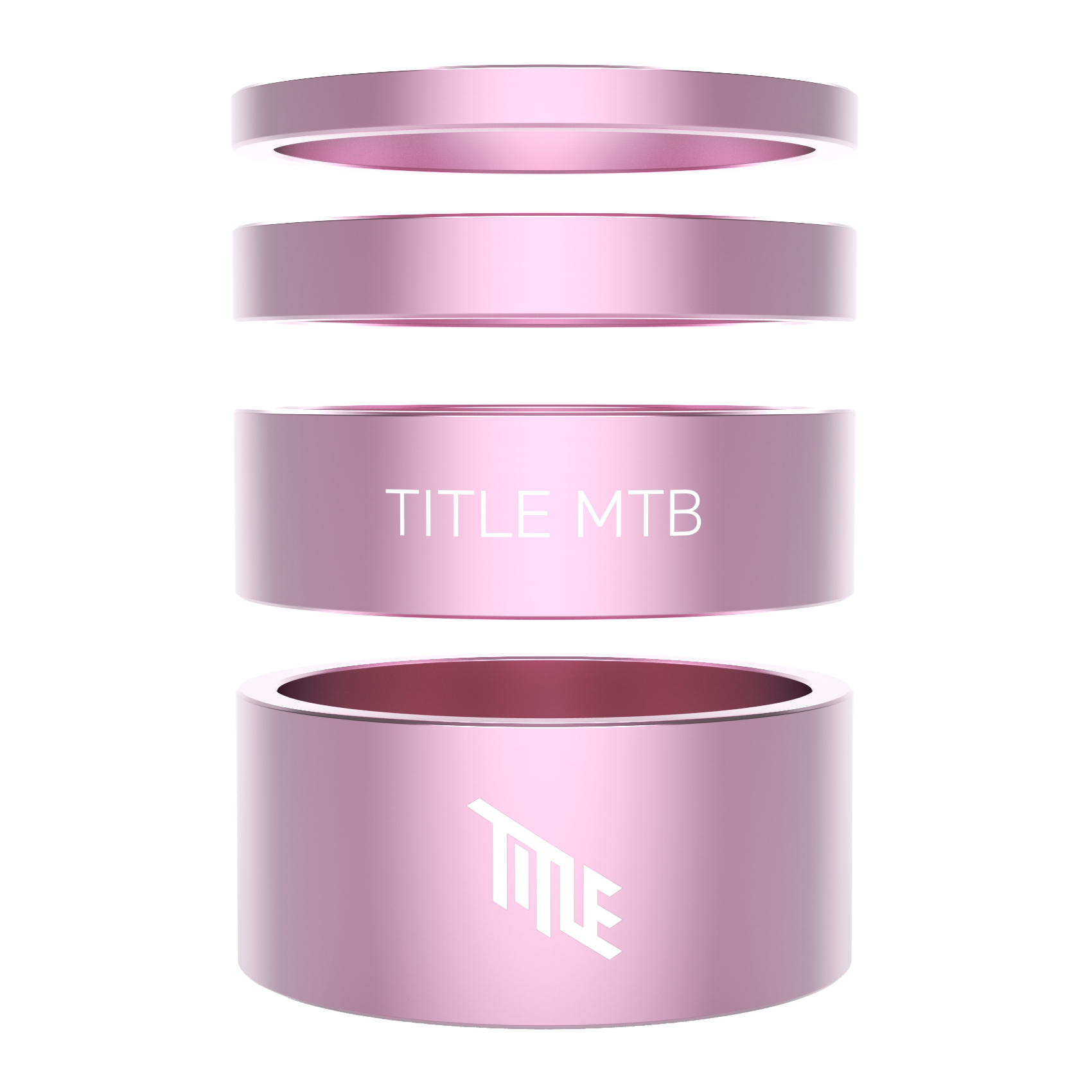Produktbild von Title Spacer Kit - Aluminium - pink