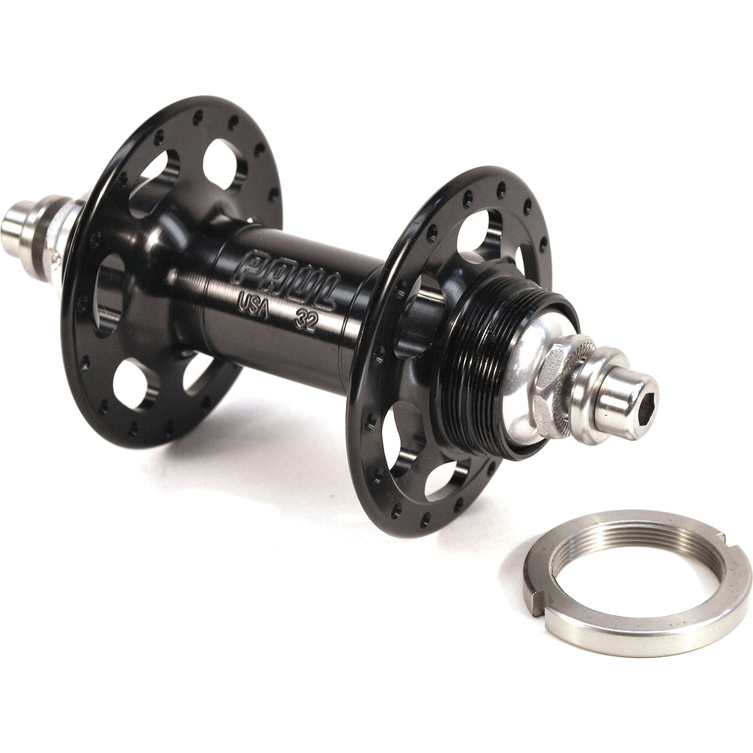 Picture of Paul Component High Flange Fixed/Free Rear Hub - 10x120mm Bolt-On - black