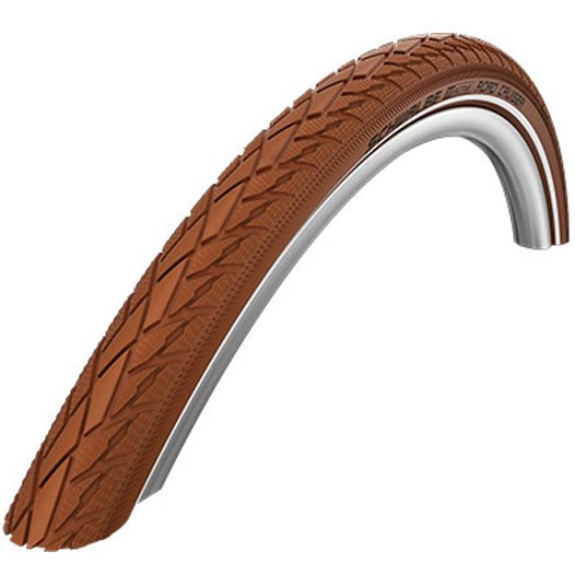 Picture of Schwalbe Road Cruiser Wire Bead Tire - Active | SBC | K-Guard - 28x1.60&quot; | brown-reflex