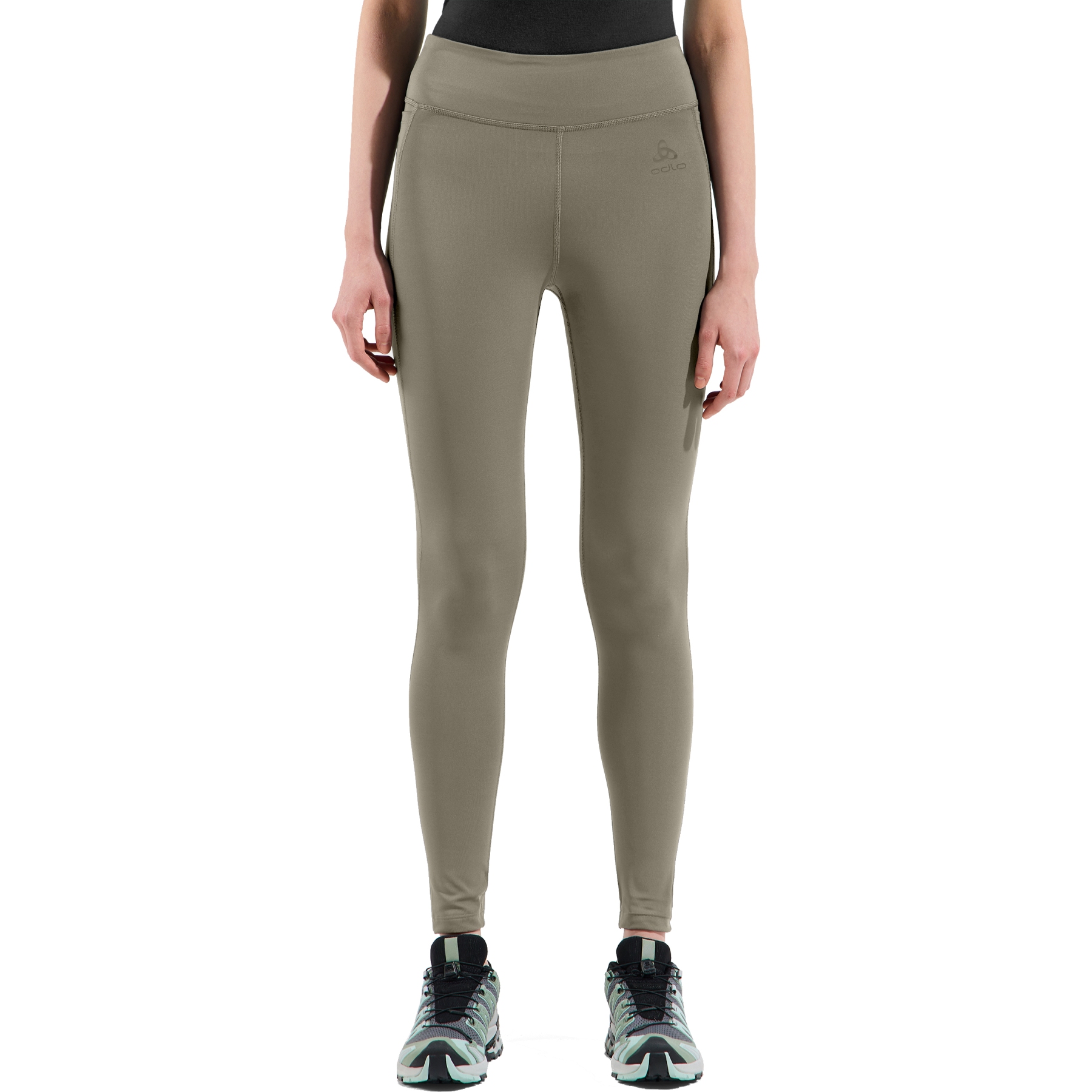 Foto van Odlo Ascent Lightweight Tights Dames - vetiver