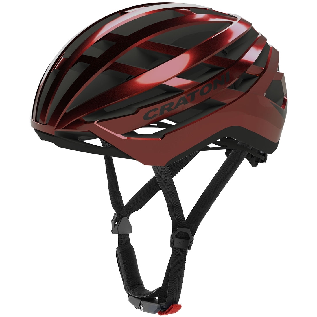 Produktbild von CRATONI C-Vento Fahrradhelm - metallicred glossy-matt