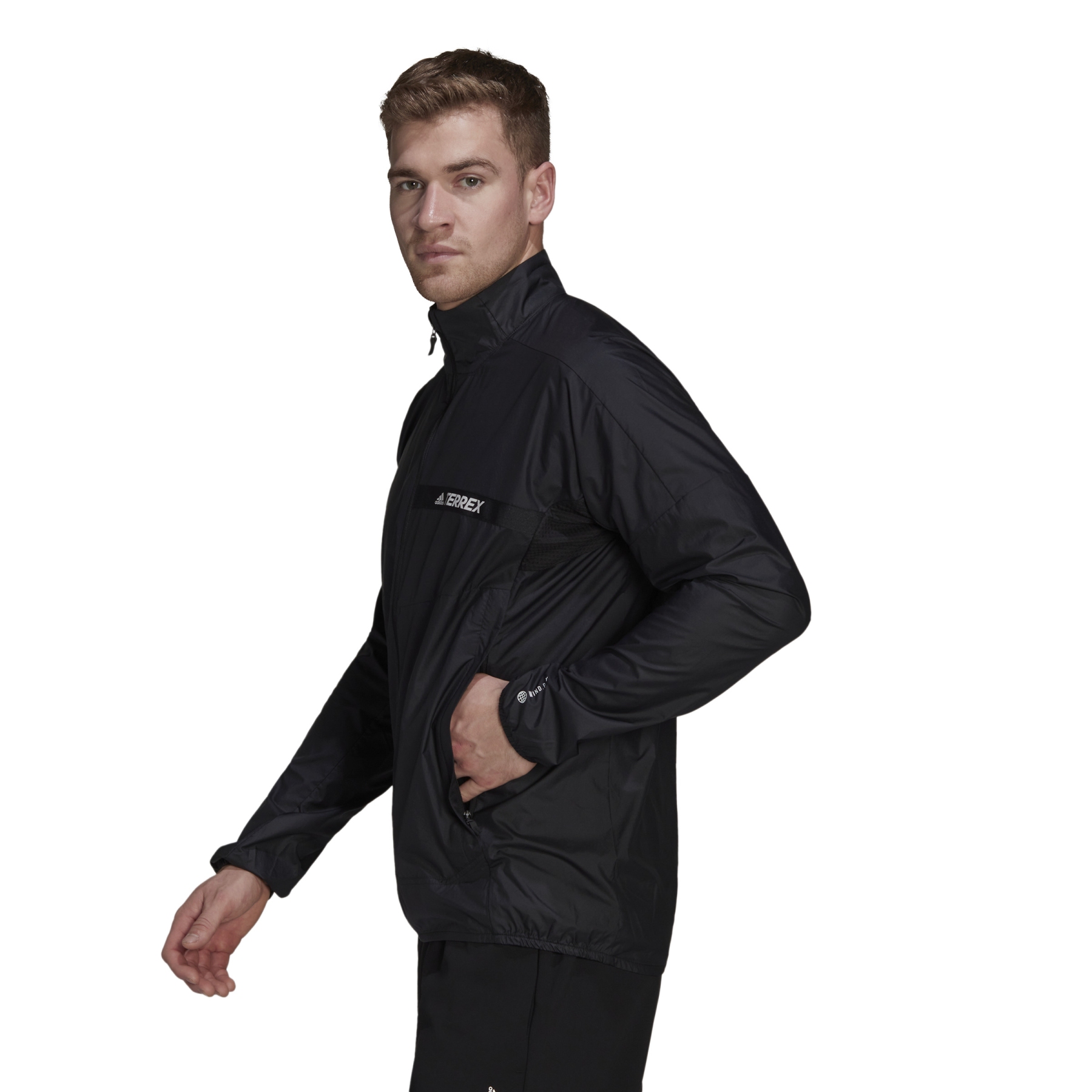 Jacket BIKE24 Wind | TERREX adidas Men Multi - H53405 black