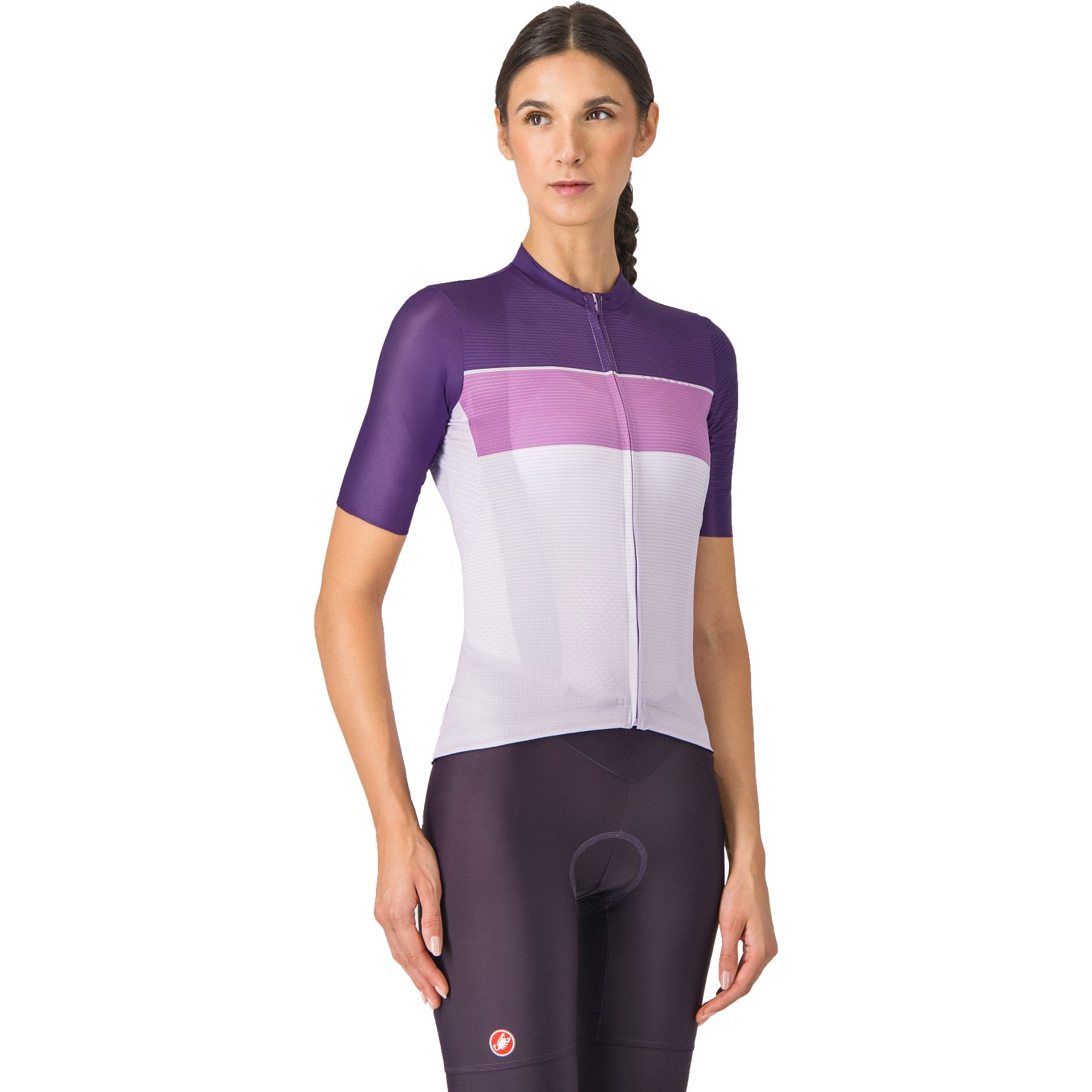 Produktbild von Castelli Elegante Kurzarmtrikot Damen - orchid petal/hortensia-purple 536
