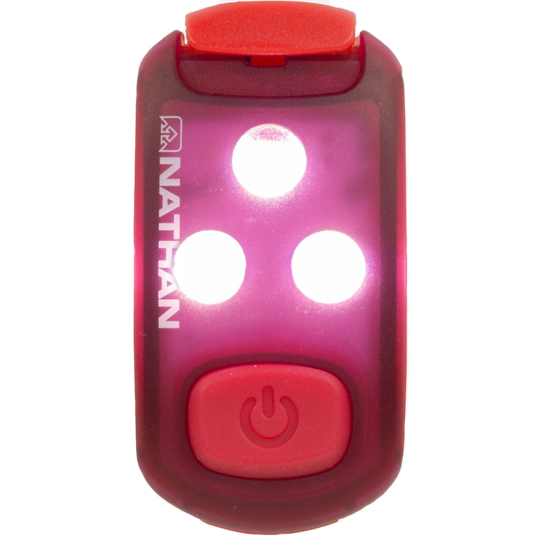 Productfoto van Nathan Sports StrobeLight LED - Veiligheidslamp Clip - magenta