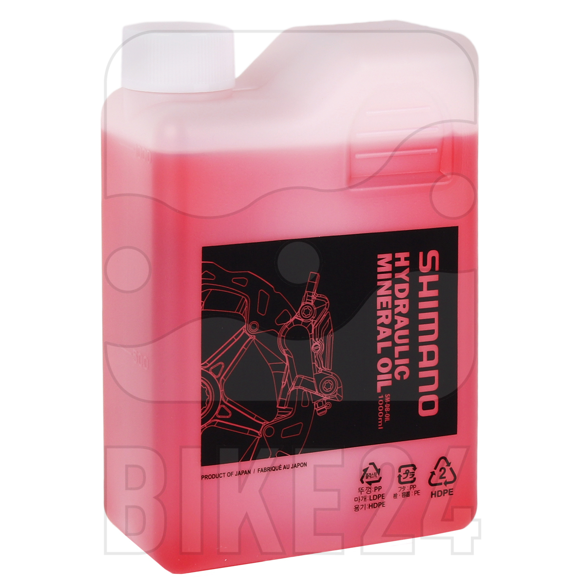 Productfoto van Shimano Minerale Olie voor Hydraulische Schijfrem - 1000 ml