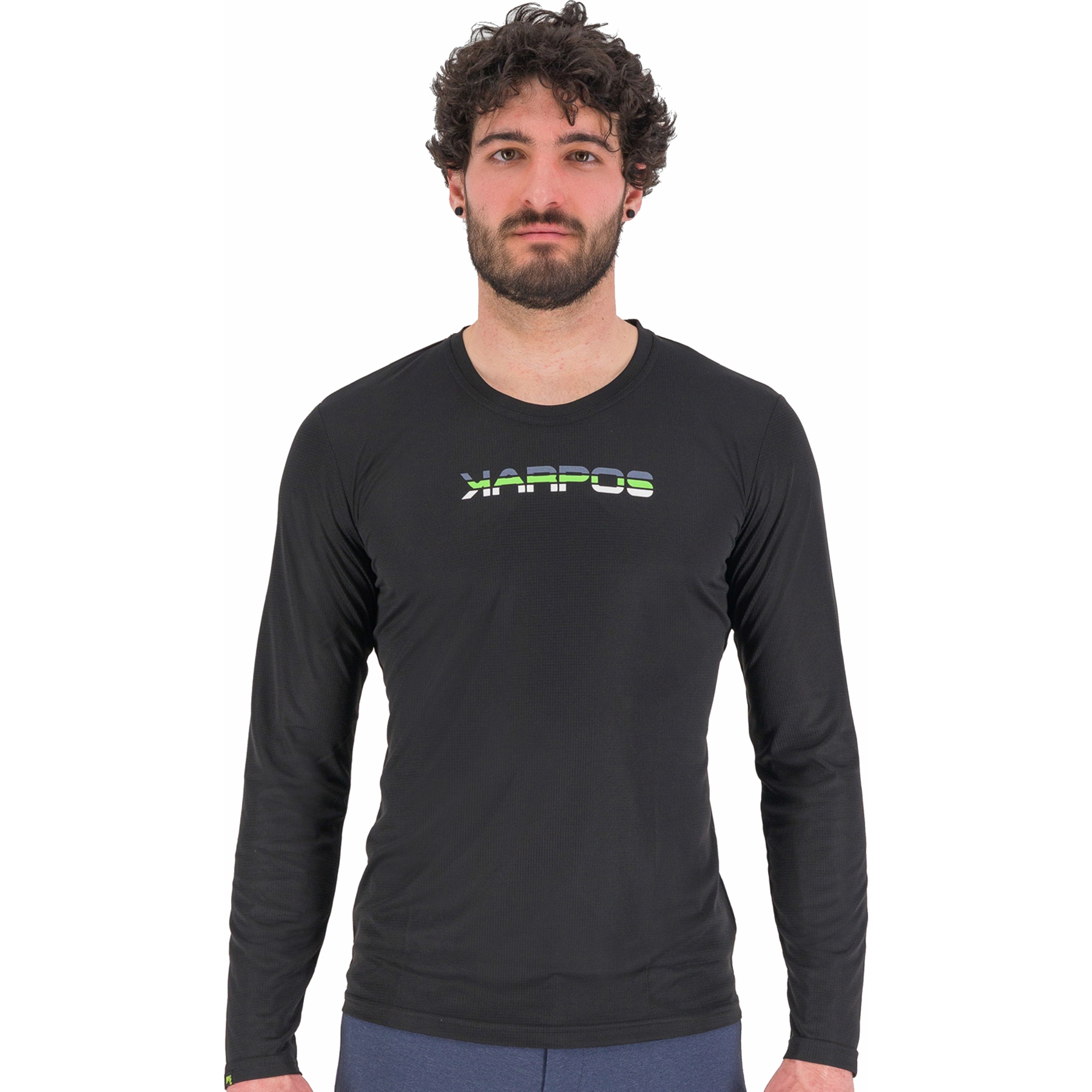 Immagine prodotto da Karpos Maglia a Maniche Lunghe Uomo - Loma - black/jasmine green