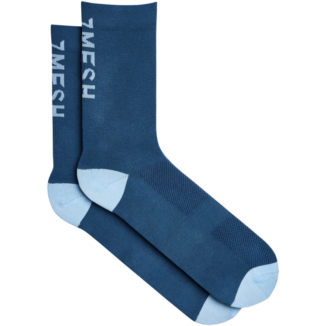 Picture of 7mesh Word 6&quot; Socks - Alpine Mist