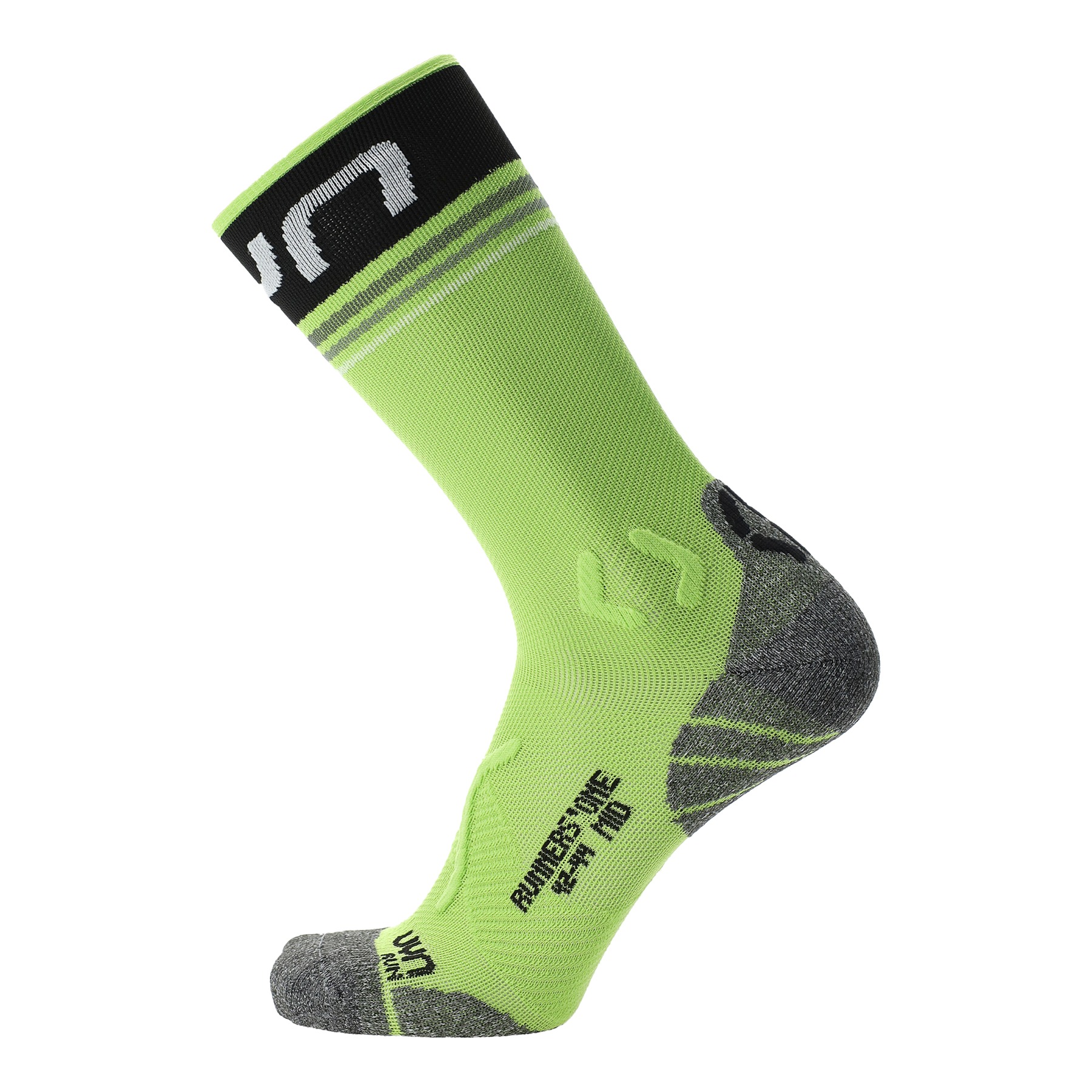 Produktbild von UYN Runner&#039;s One Mid Cut Socken Herren - Lime/Black
