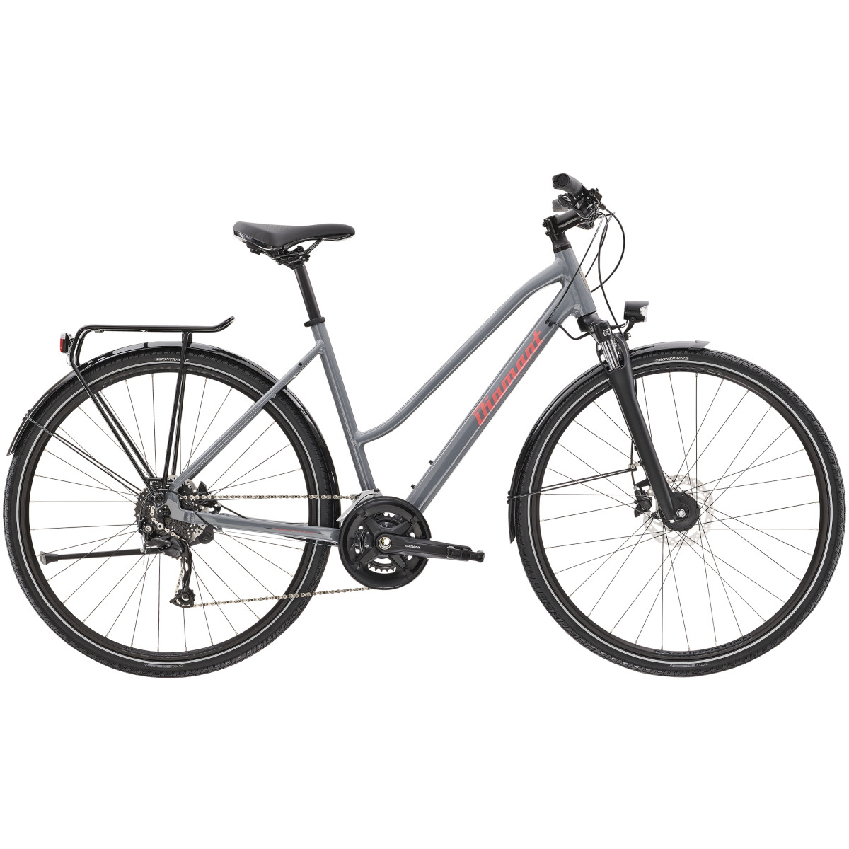 Foto de Diamant ELAN DELUXE - Bicicleta Trekking para Mujer - 2023 - Graphite grey