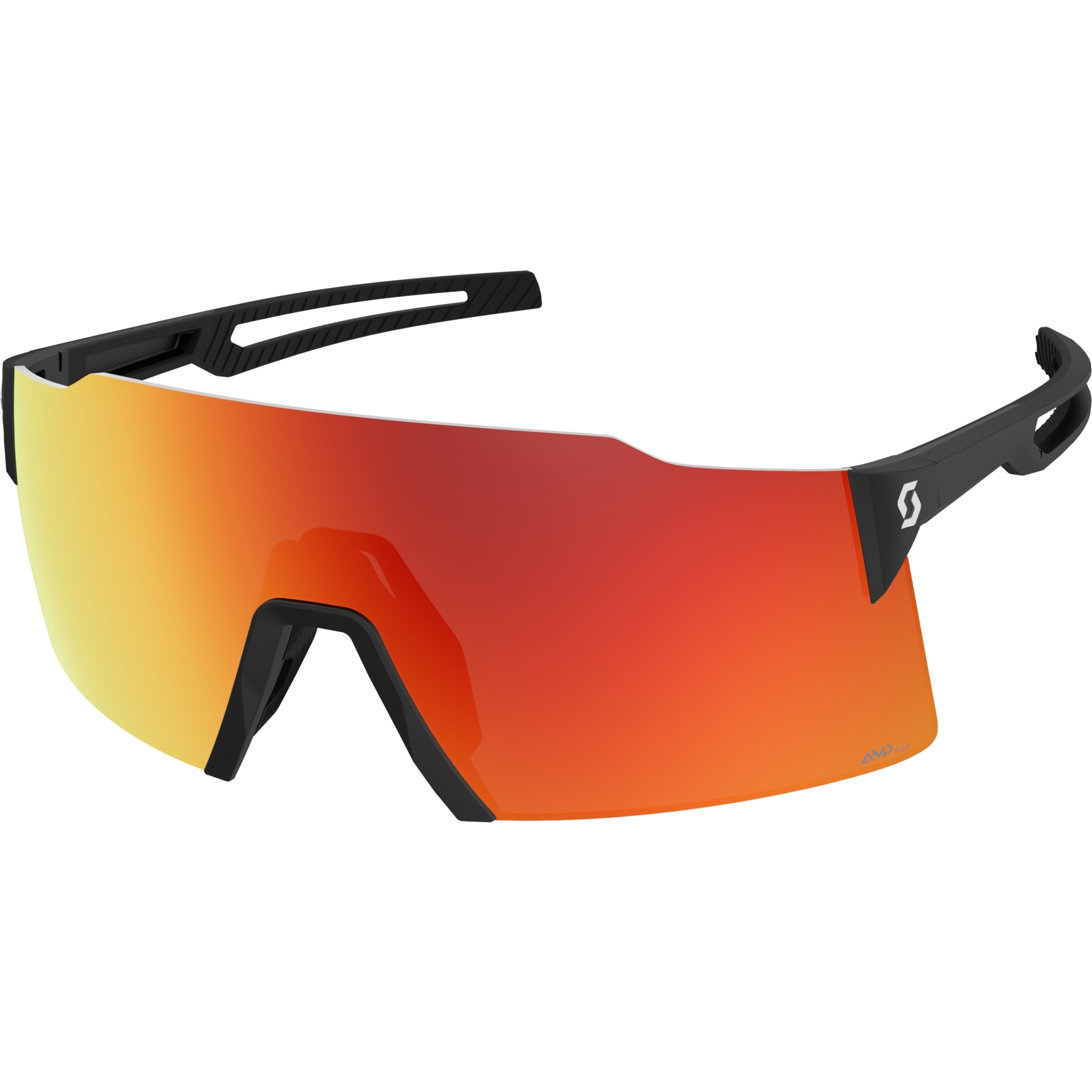 SCOTT Stride Sunglasses - black - AMP red chrome S3 | BIKE24