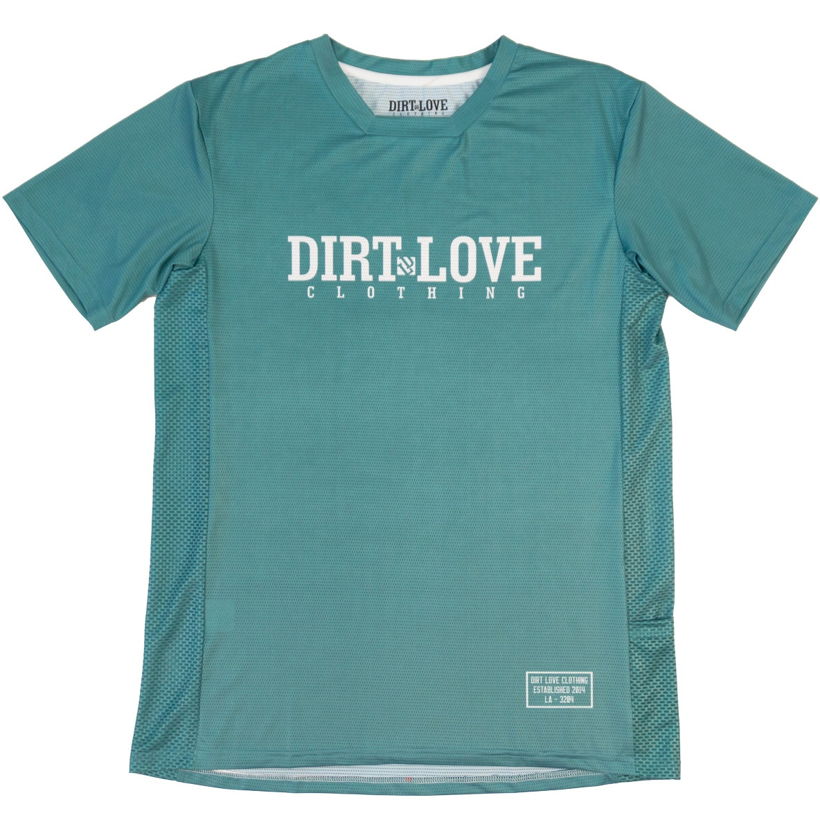 Productfoto van Dirt Love Recycled Polyester MTB Shirt - alpine green