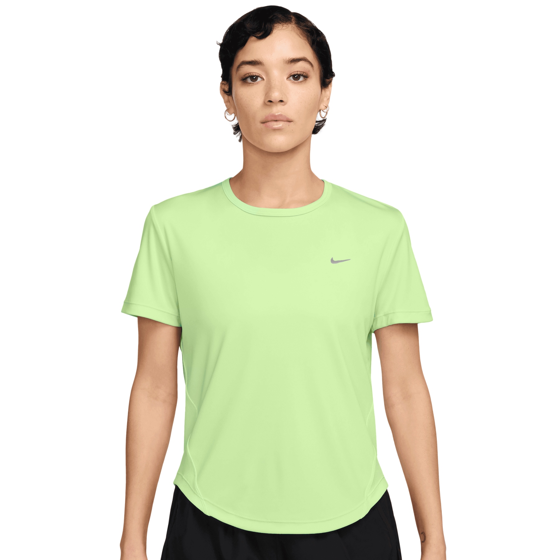 Produktbild von Nike Tempo Dri-FIT Kurzarmshirt Damen - barely volt/reflective silver HQ0648-701