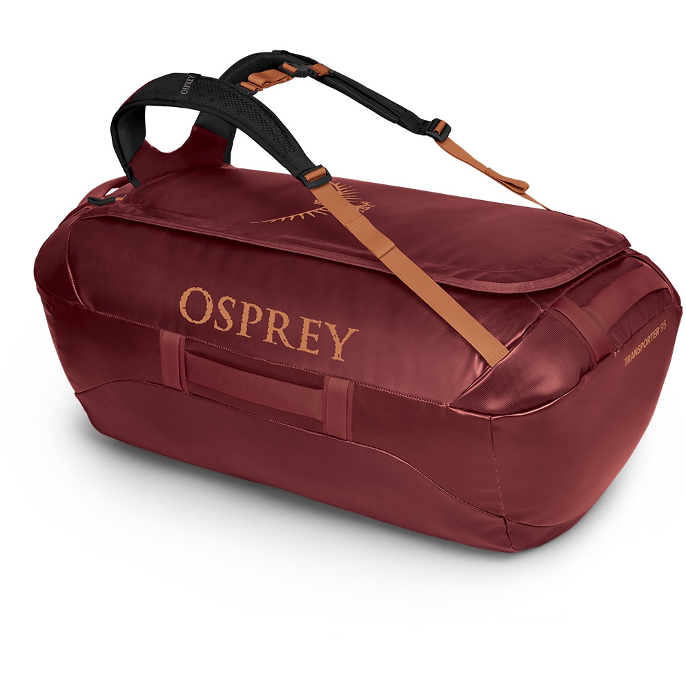 Image of Osprey Transporter 95L Duffle Bag - Red Mountain