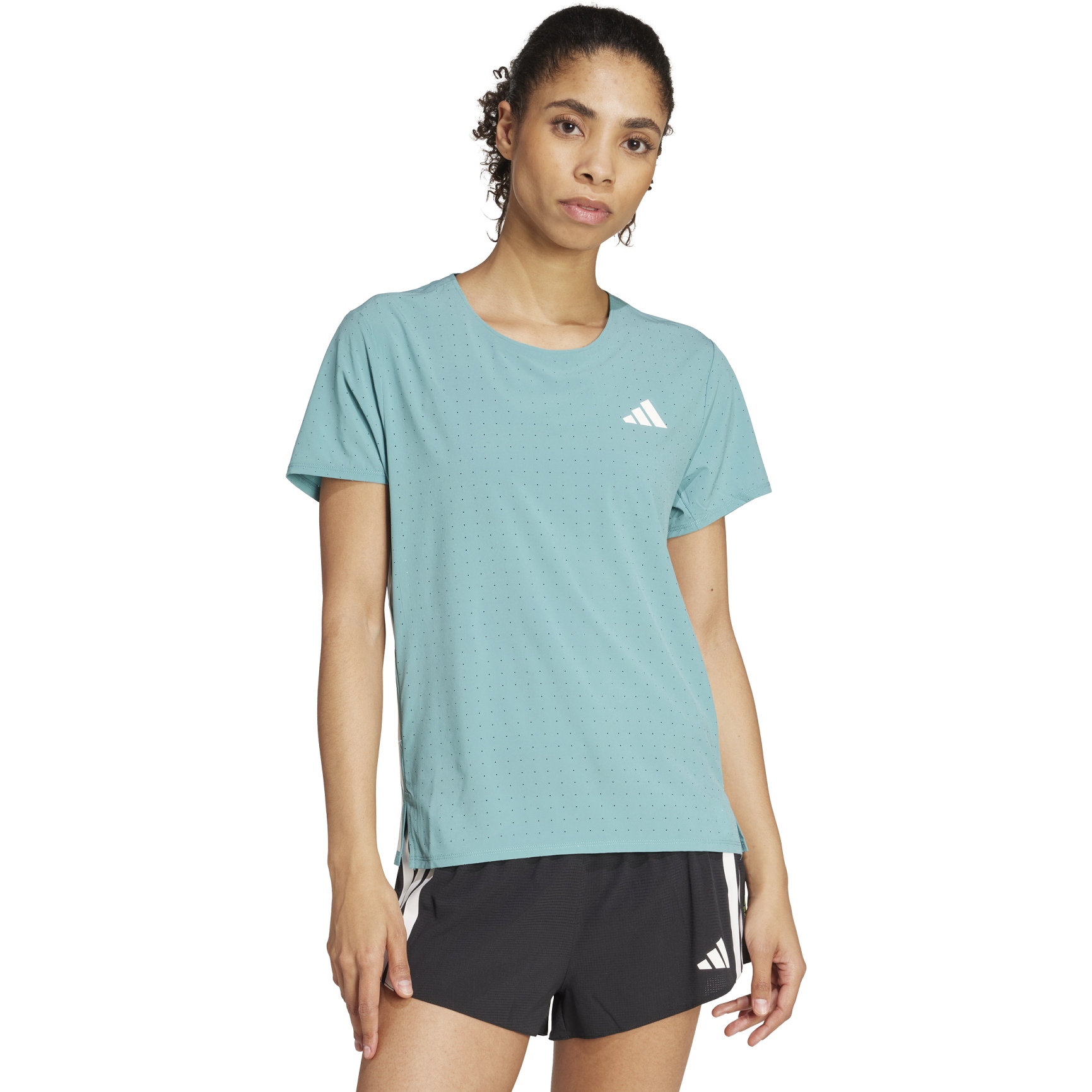 Produktbild von adidas Adizero Running T-Shirt Damen - powder teal JV7172