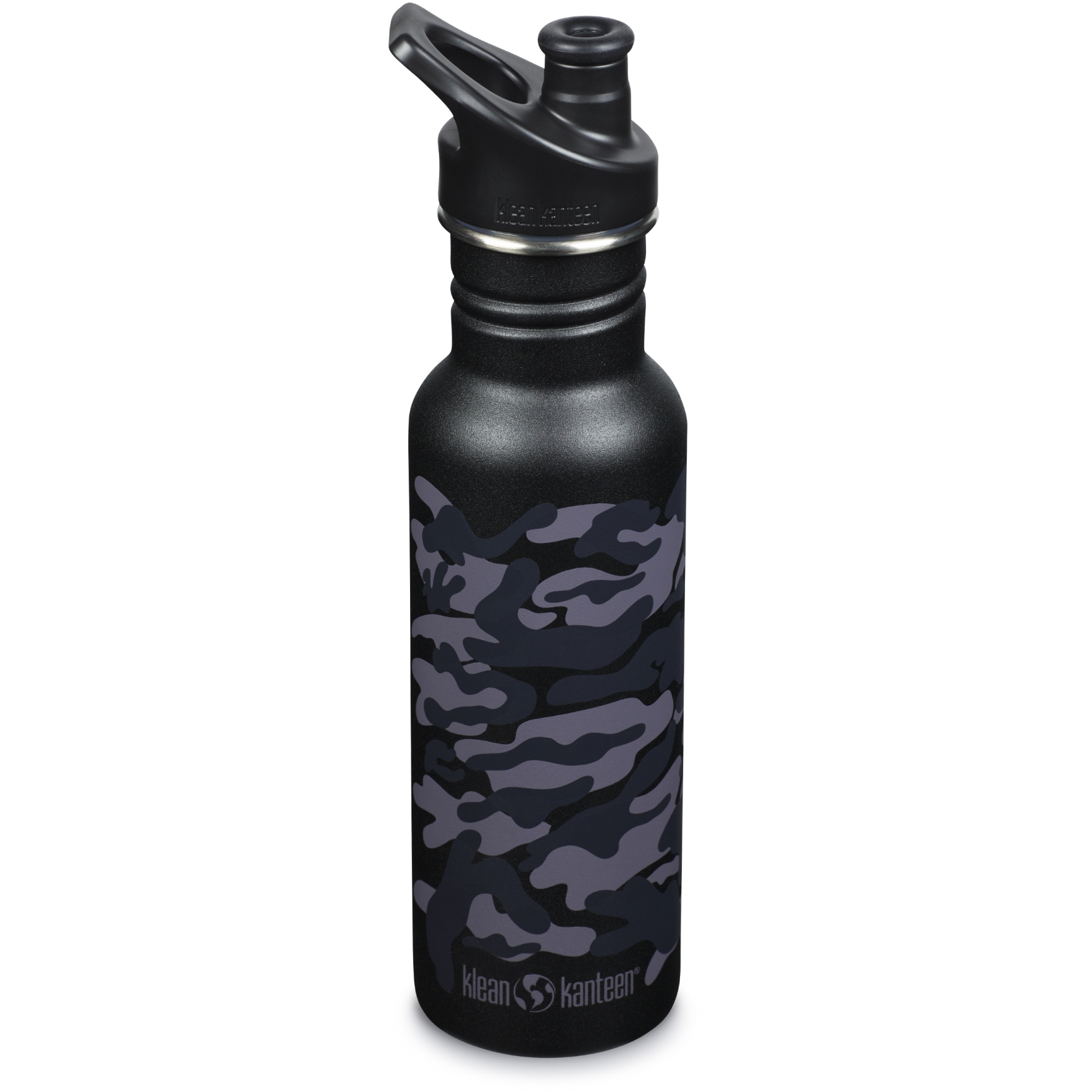 Produktbild von Klean Kanteen Classic Trinkflasche mit Sport Cap 532 ml - black camo