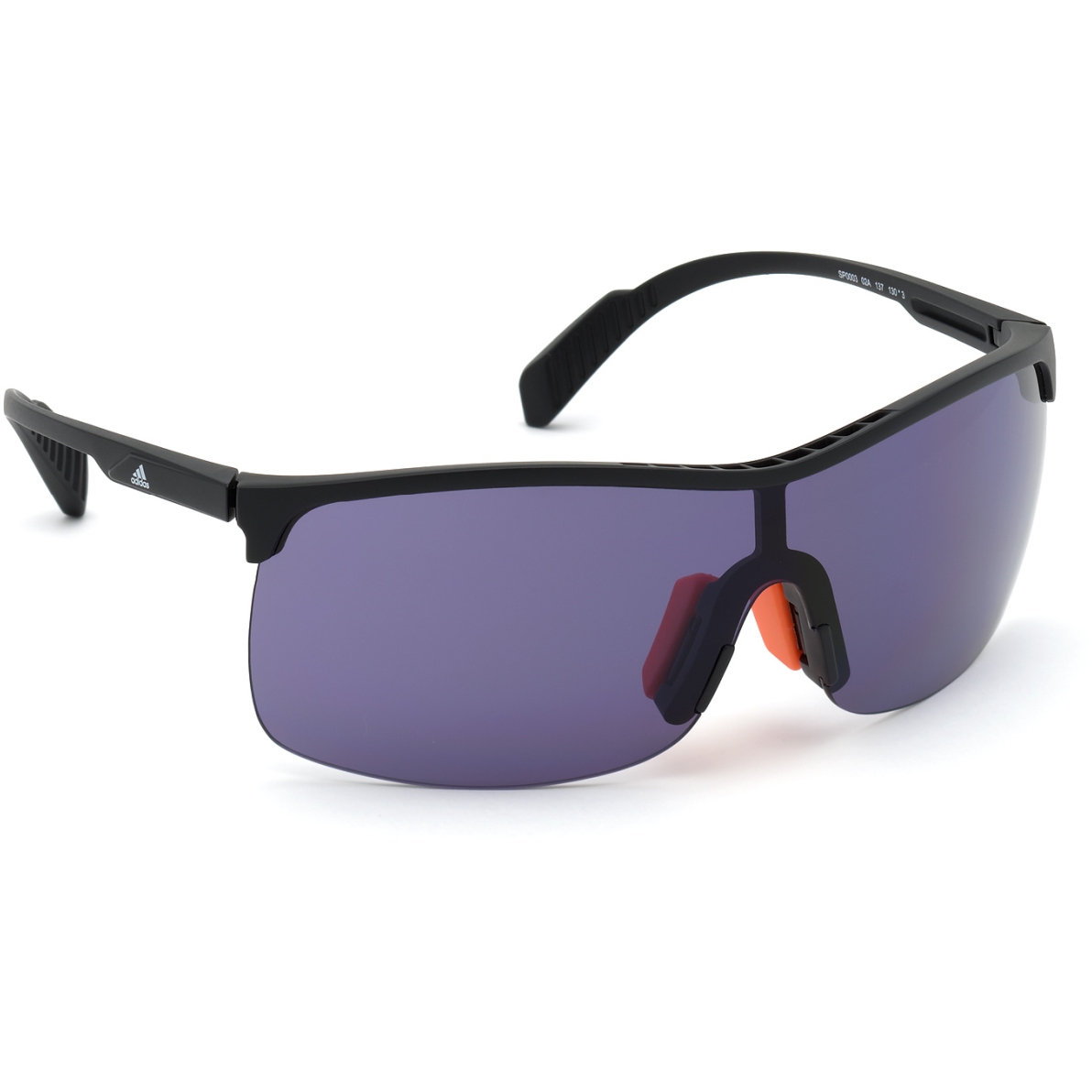 Picture of adidas Sp0003 Injected Sports Sunglasses - Matte Black / KOLOR UP Grey