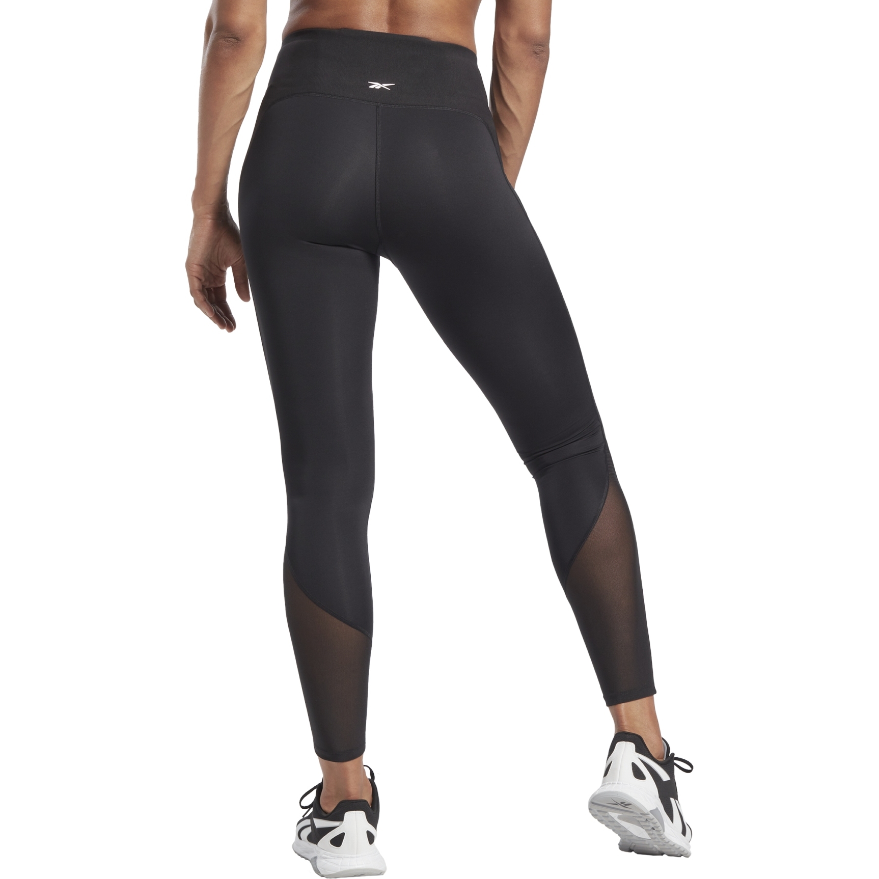 REEBOK Lux High-Waisted Gym Leggings in Black