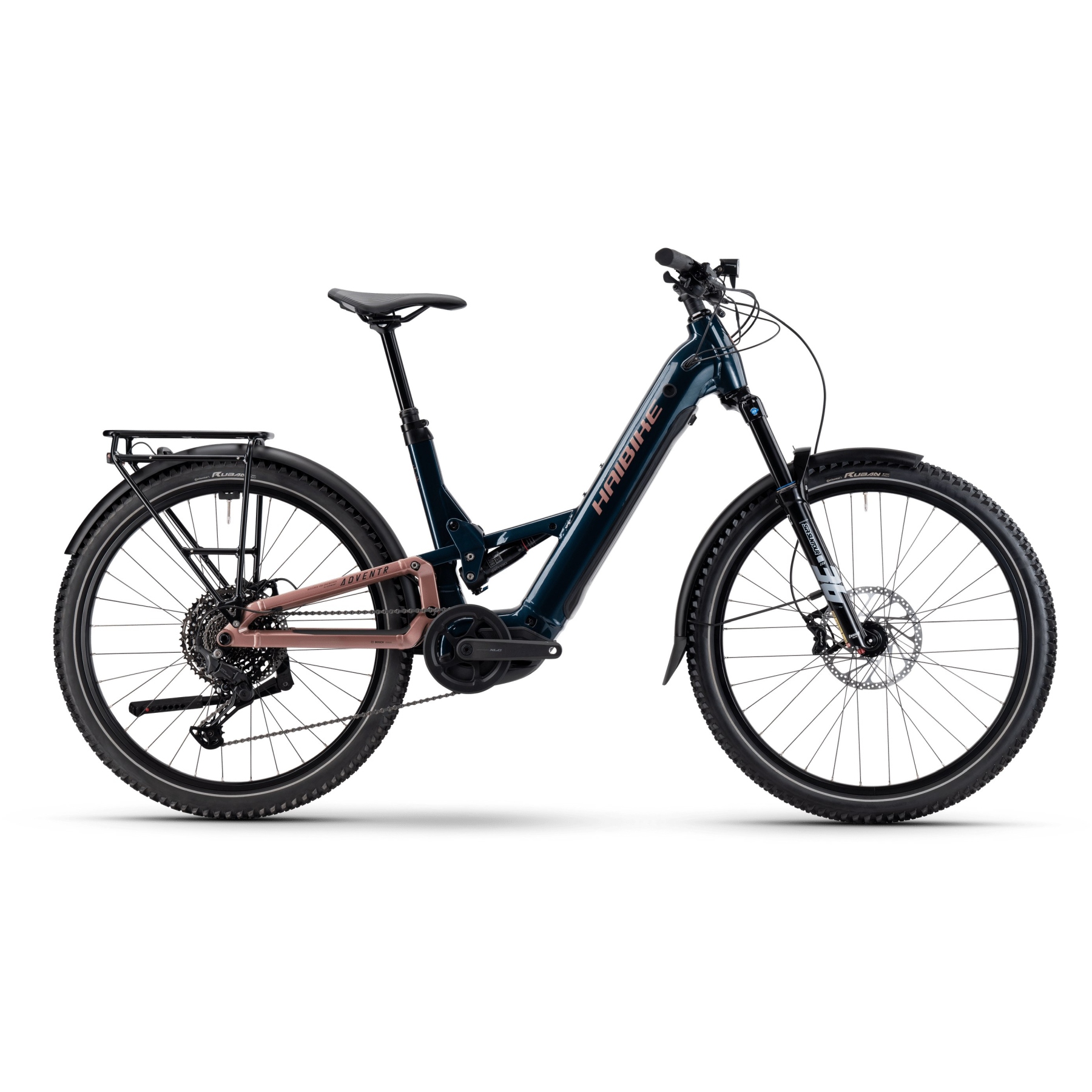 Picture of Haibike ADVENTR 8.5 LOW i600Wh - 27.5&#039;&#039; Easy Entry Electric Trek Bike - 2025 - copper/mystery - glossy