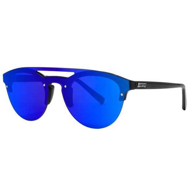 Productfoto van Scicon Cover Glasses - Black Gloss / Blue Multimirror
