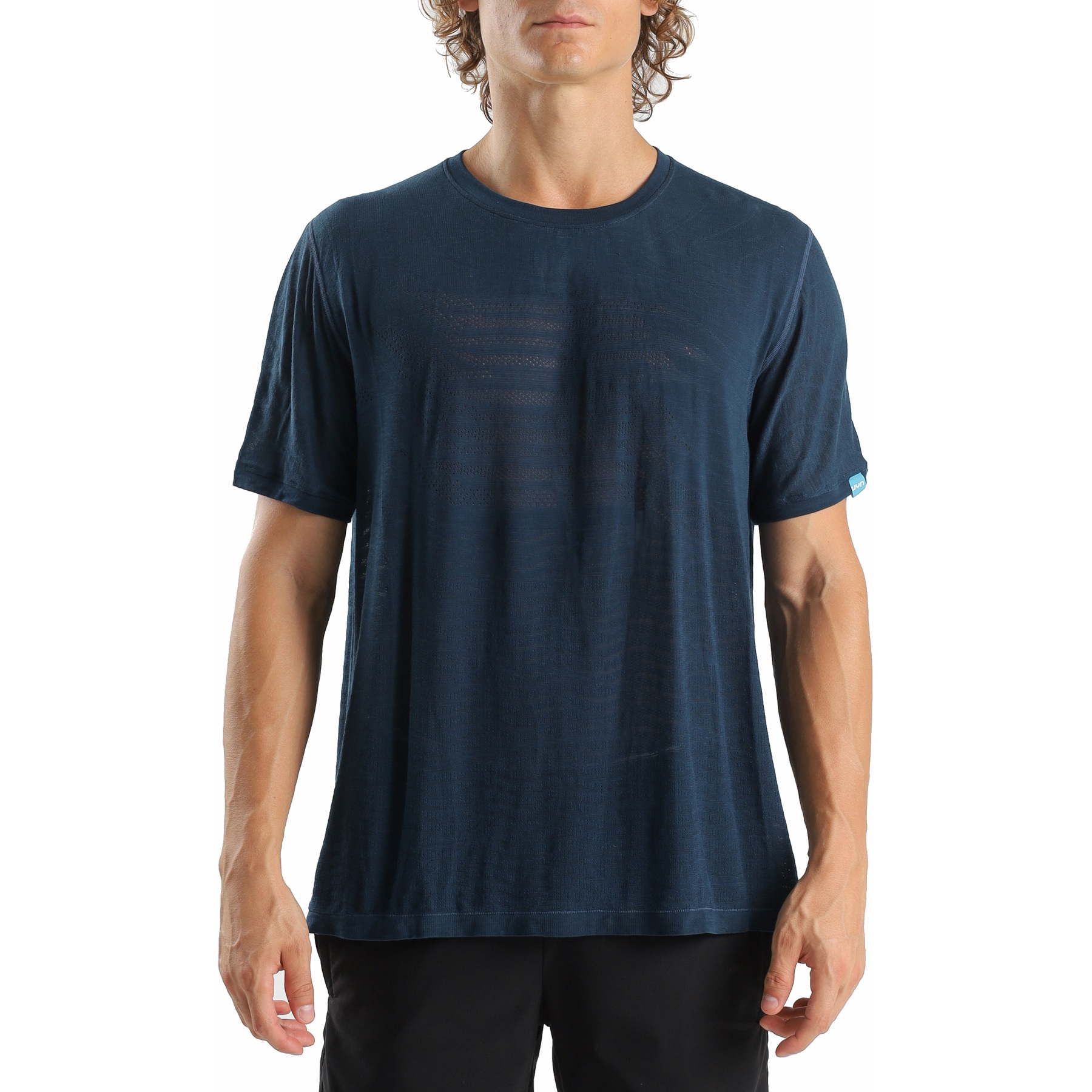 Kuva tuotteesta UYN Aerocross Self Layer Short Sleeve Shirt Men - Blue Poseidon