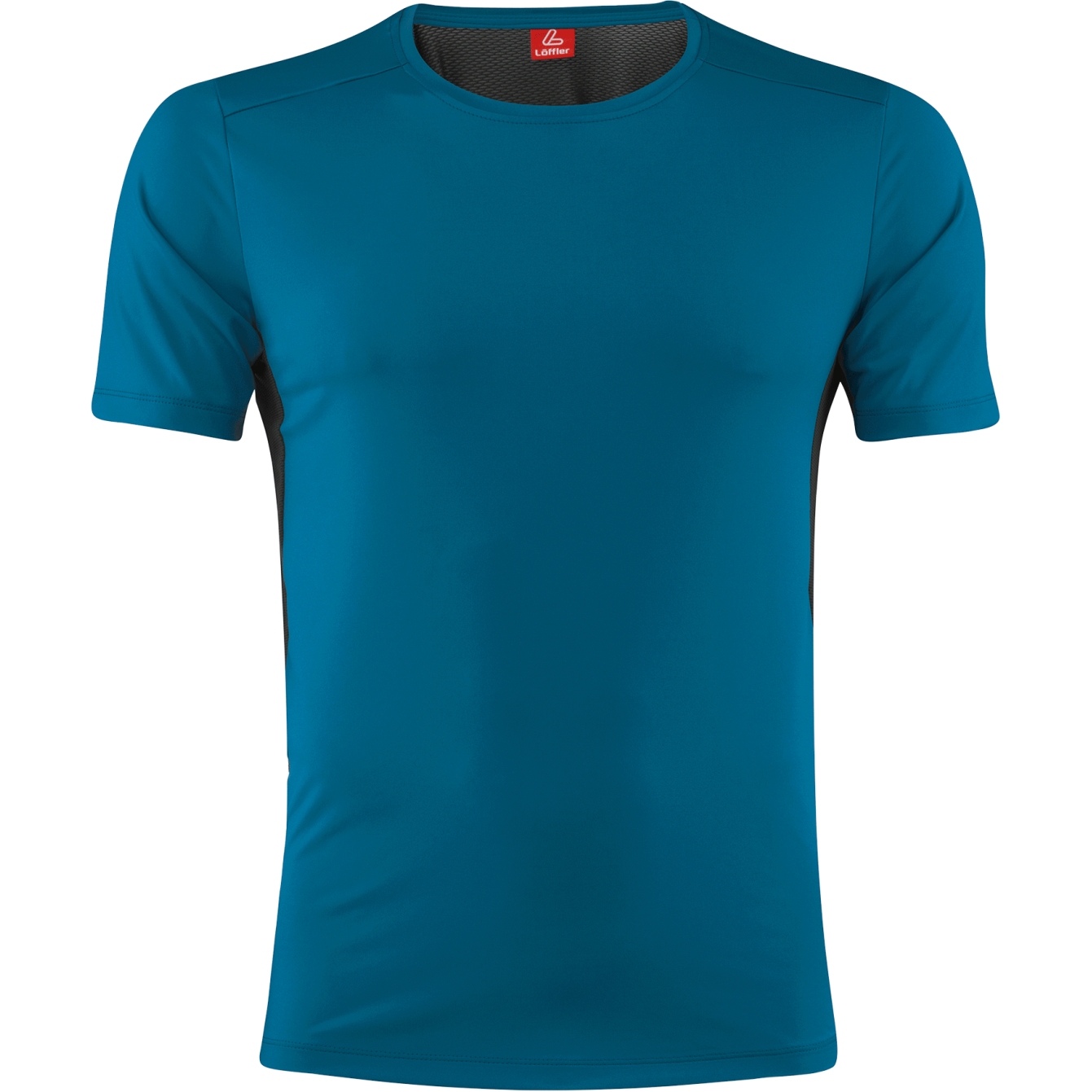 Picture of Löffler Two-Tone Vent T-Shirt Men - blue coral 373