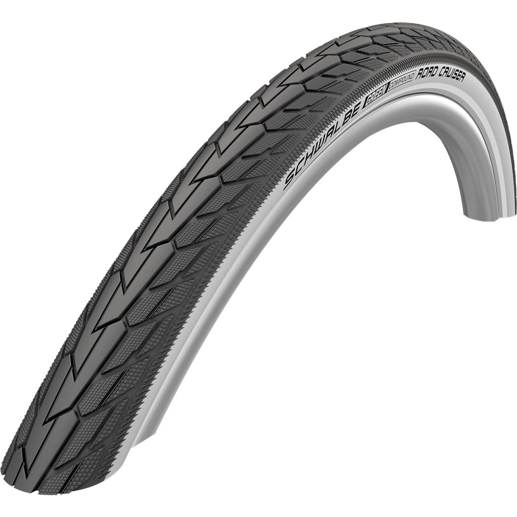 Picture of Schwalbe Road Cruiser Active Wired Tire - 28x1.6 Inches - Whitewall