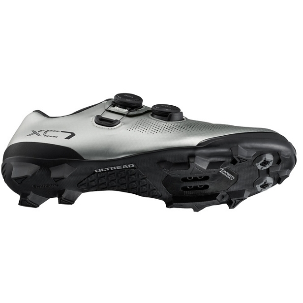 Shimano SH-XC703 Bike Shoes Men - Wide - Silver | BIKE24