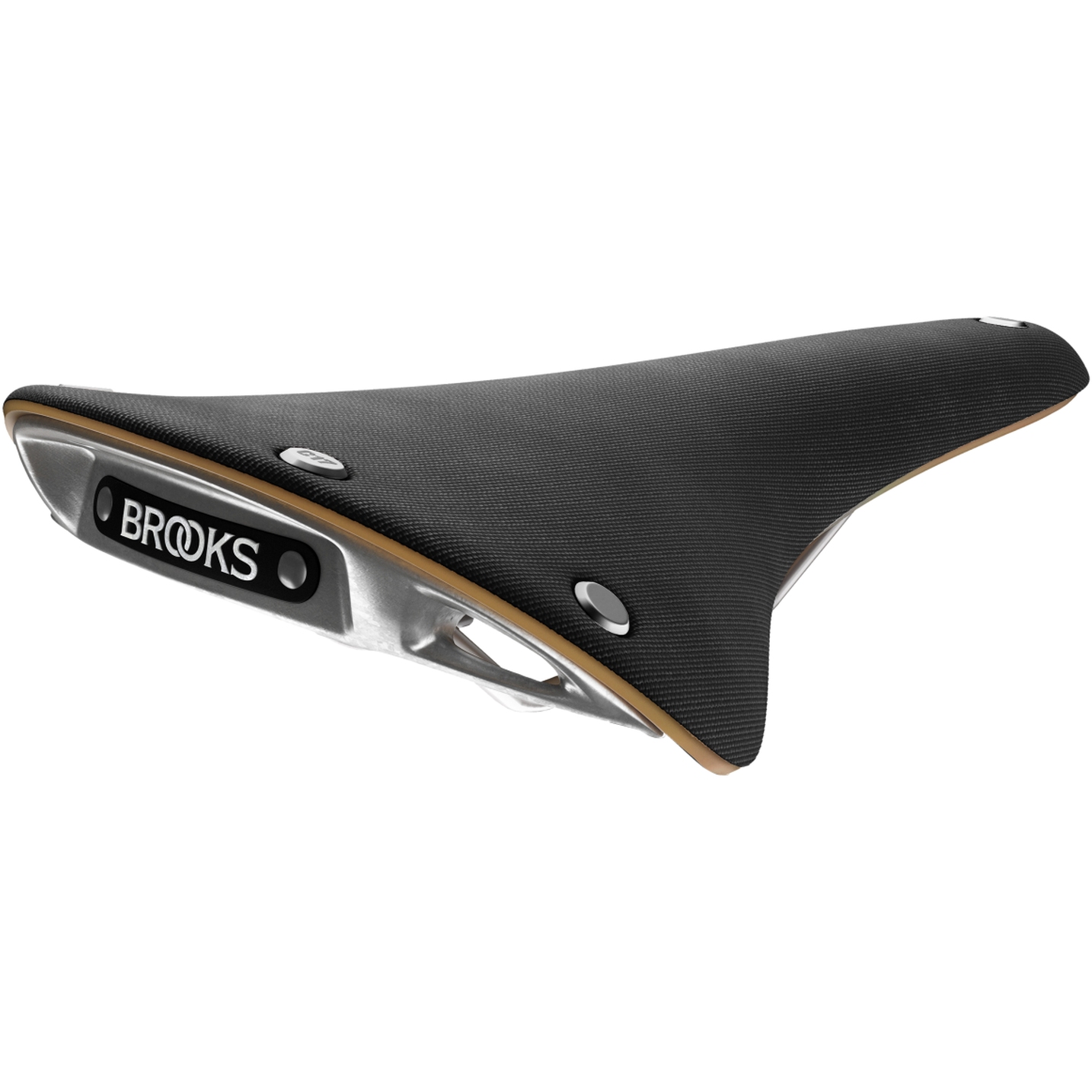 Productfoto van Brooks Cambium C17 Special Saddle - black/natural rubber
