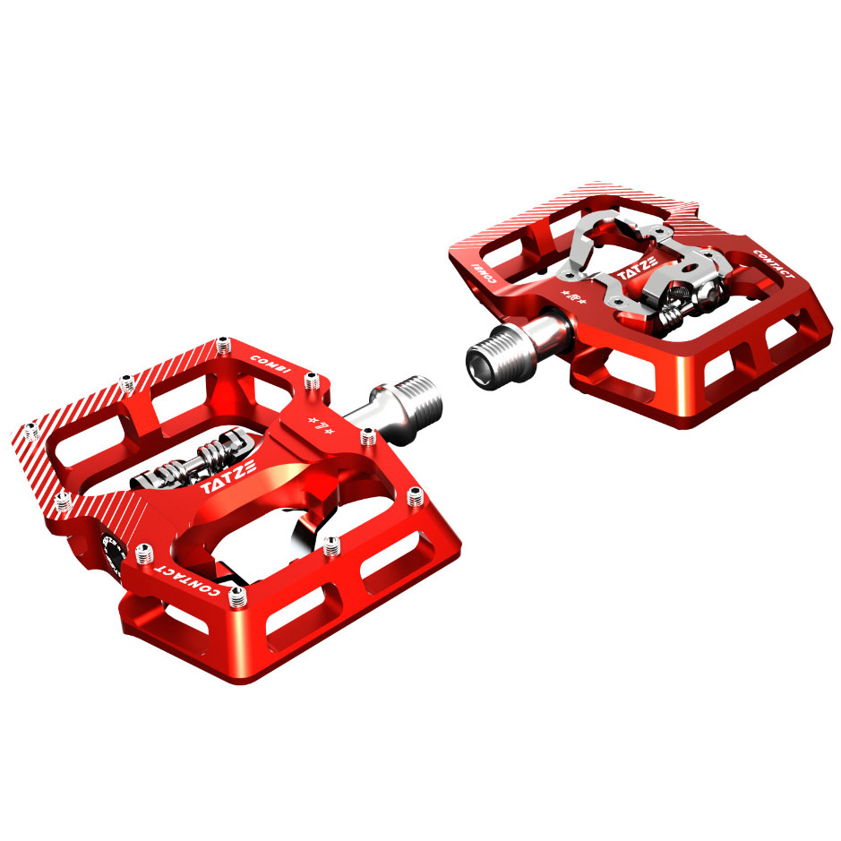 Picture of Tatze CONTACT Combi Hybrid Pedals - red