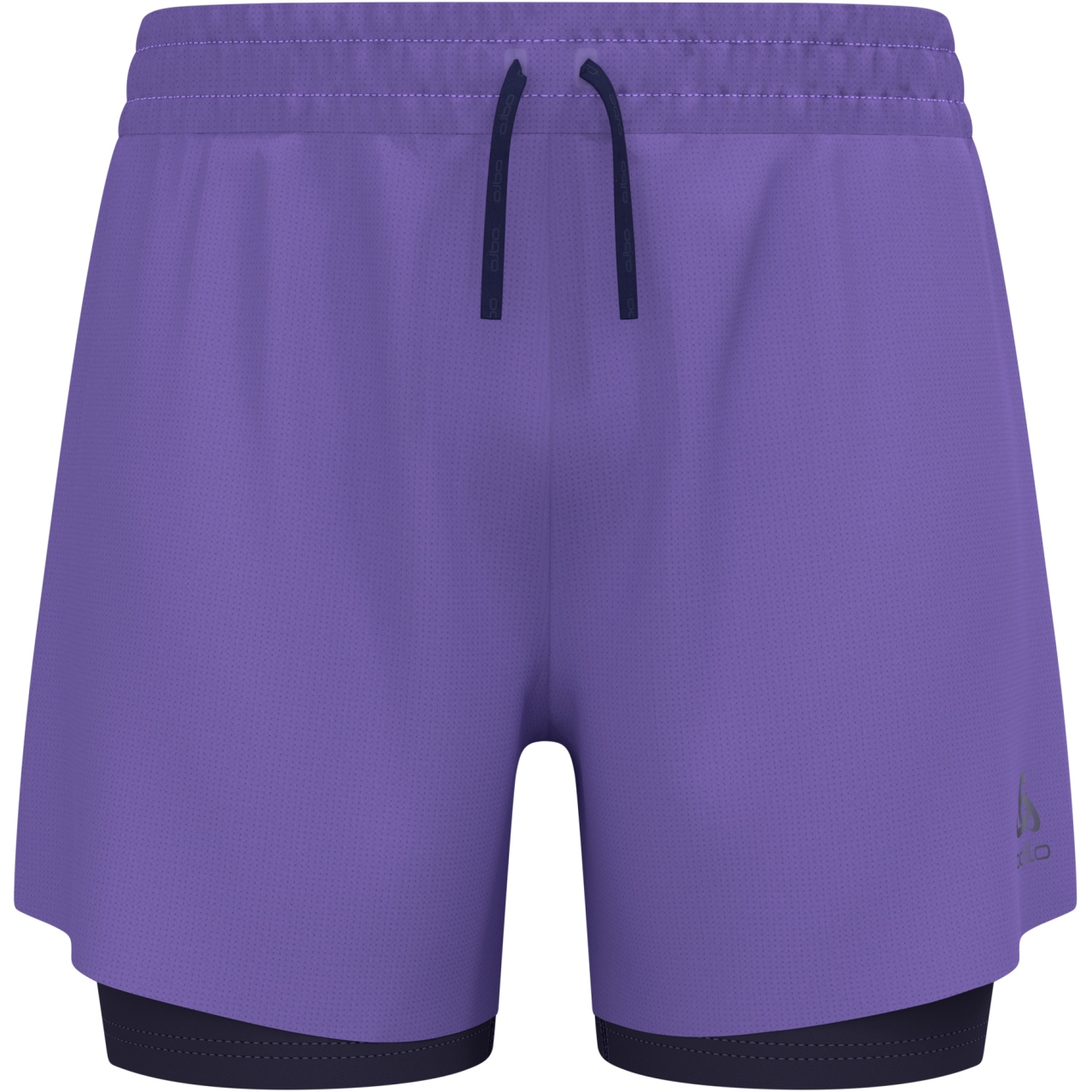 Productfoto van Odlo Zeroweight 5 inch 2-in-1 Hardloopshort 2.0 Heren - afterparty - eclipse