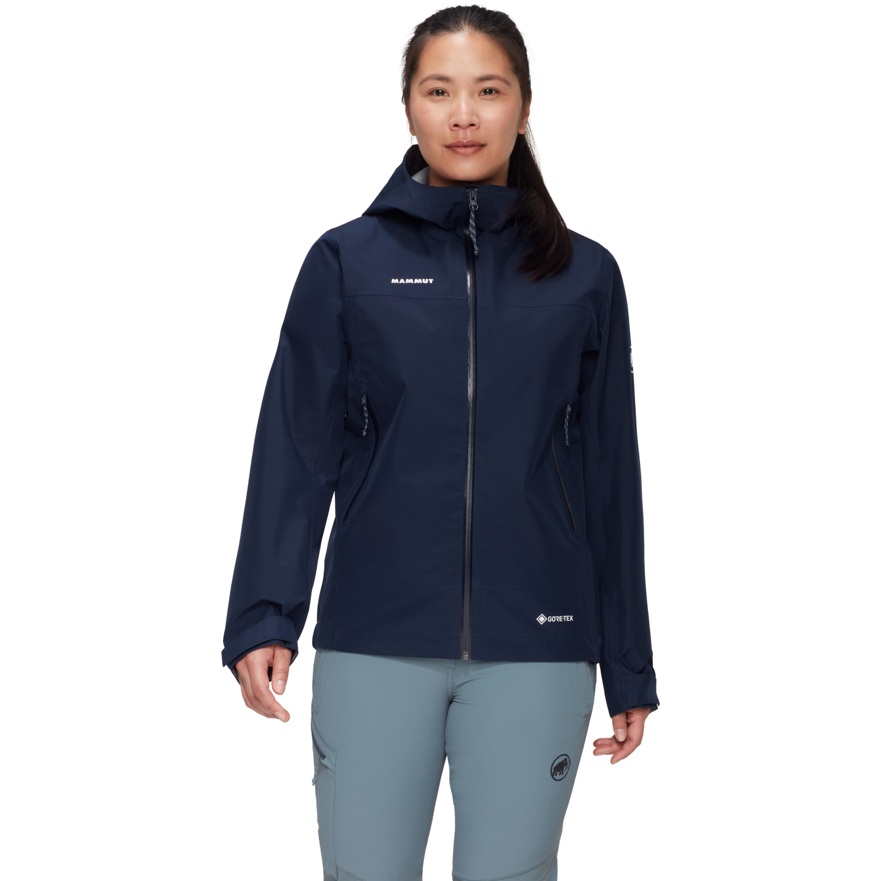 Mammut Crater IV HS Hooded Jacket - Giacca Impermeabile Donna Trekking (Nero, L)