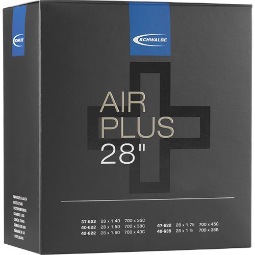 Productfoto van Schwalbe Air Plus Binnenband - 28&quot; (37/47-622/635) - AV 17AP - Auto-Valve