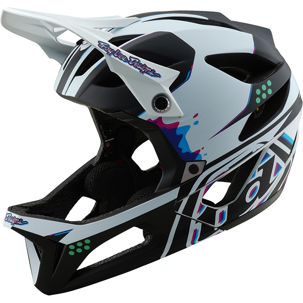 Produktbild von Troy Lee Designs Stage MIPS Helm - Trooper White