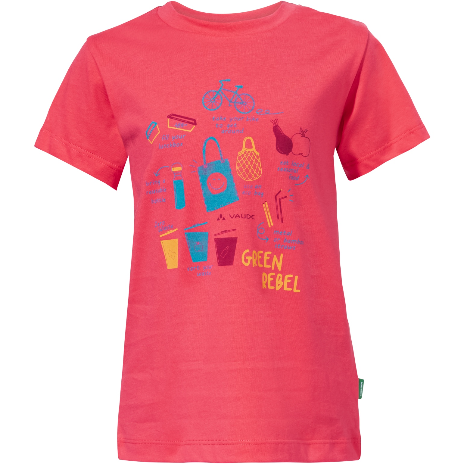 Produktbild von Vaude Lezza Kinder T-Shirt - bright pink/arctic