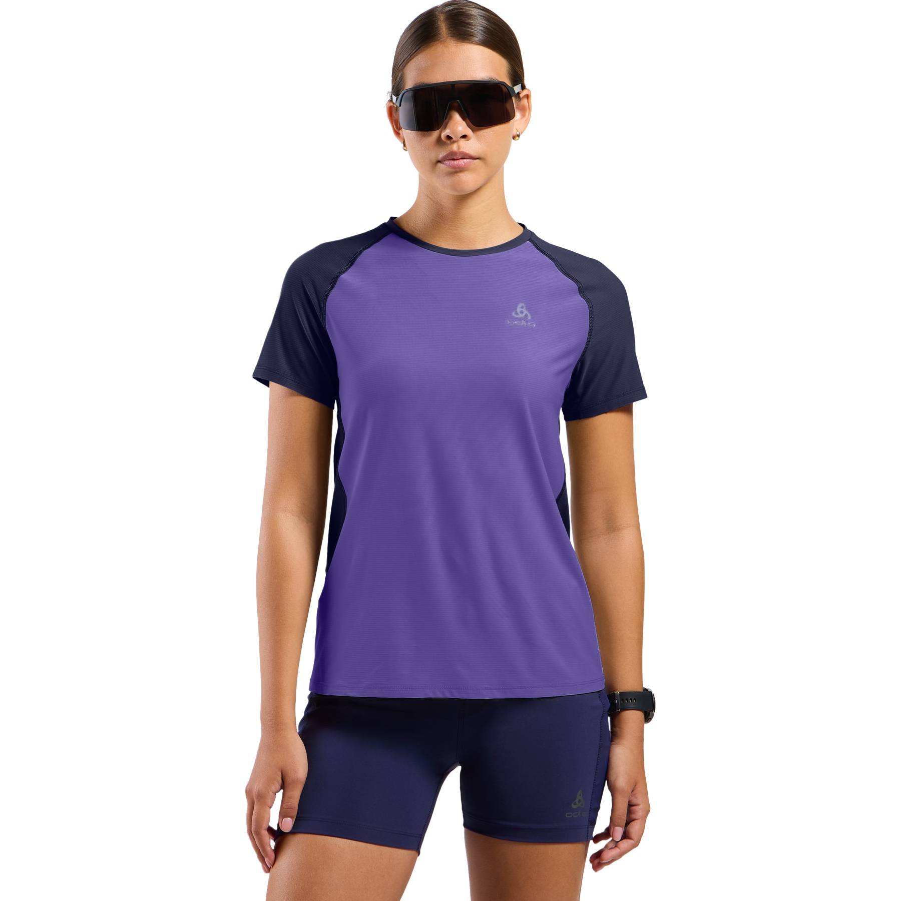 Productfoto van Odlo X-Alp Trailrunning T-Shirt Dames - afterparty - eclipse