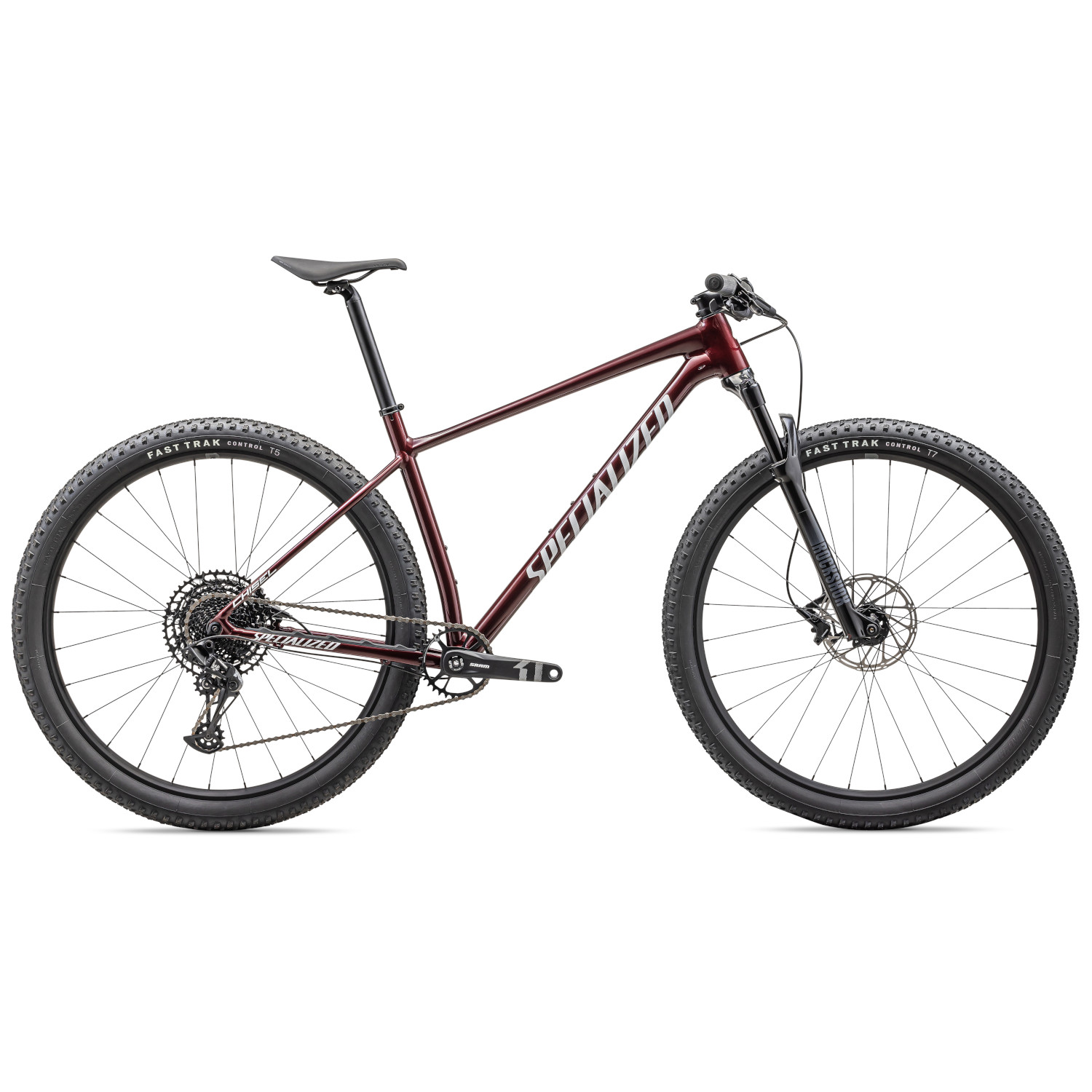 Specialized CHISEL HT COMP 29 Mountain Bike 2023 gloss red tint over smoke white