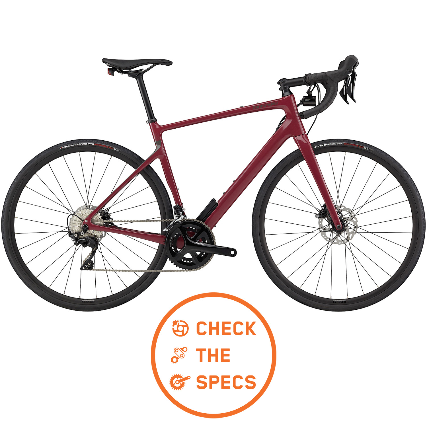 Picture of Cannondale SYNAPSE CARBON 3 L - Roadbike - 2022 - black cherry A01