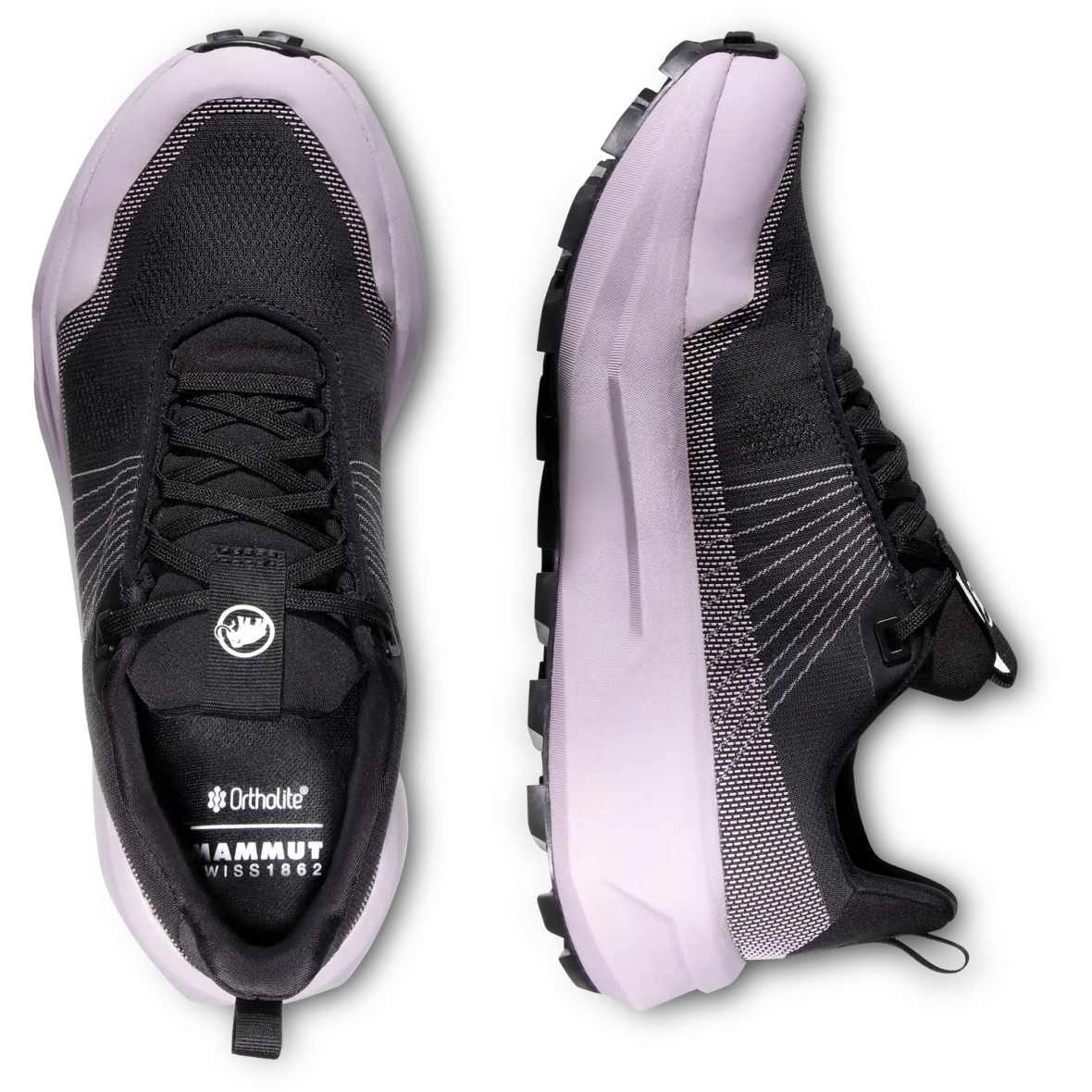 Image of Mammut Aenergy Mtn Low GTX Hiking Shoes Women - black-alpine calamint